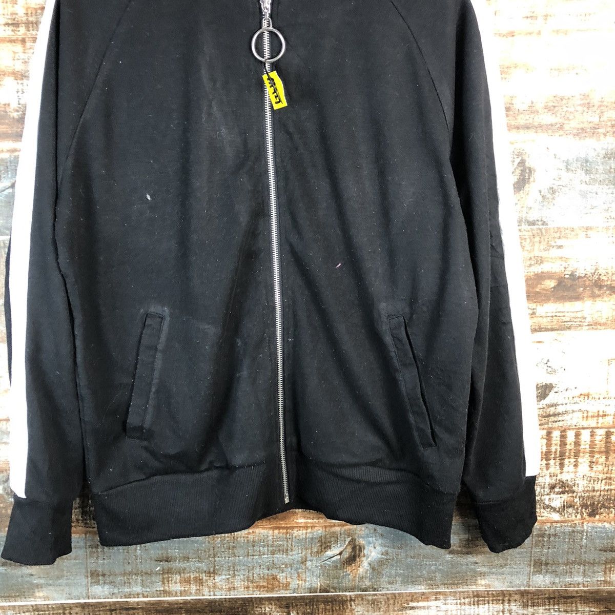 Japanese Brand × Vintage Avail Avant Garde Black Sweather #A1927 Size US L / EU 52-54 / 3 - 6 Thumbnail