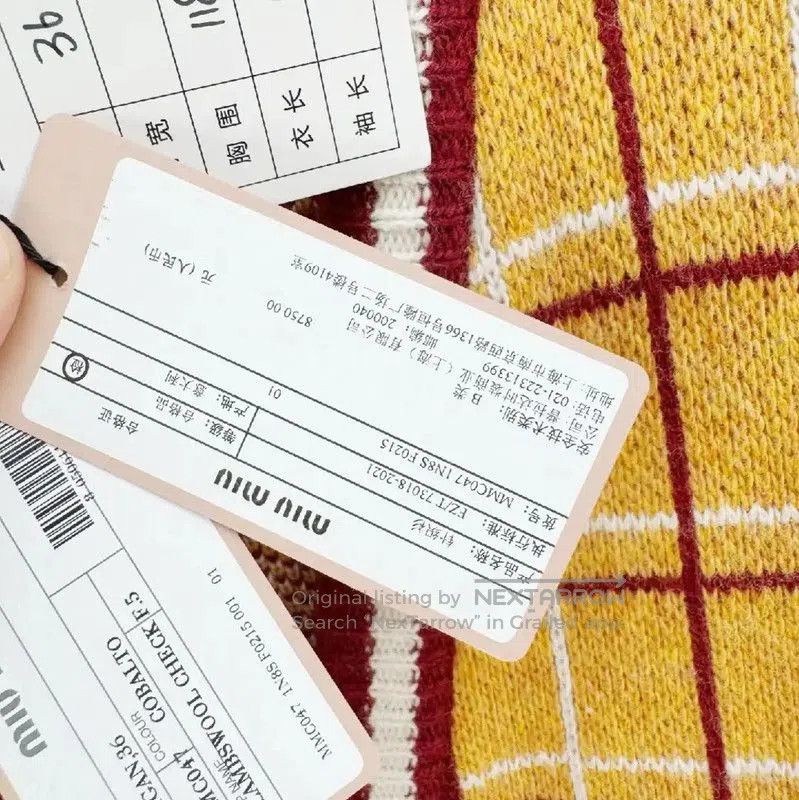 Miu Miu Miu Miu Multicolor Long Sleeve Cardigan for Women . Size M / US 6-8 / IT 42-44 - 6 Thumbnail
