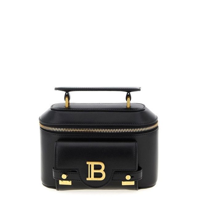 Balmain BALMAIN B-buzz Black Leather Top Handle Bag New Size ONE SIZE - 1 Thumbnail