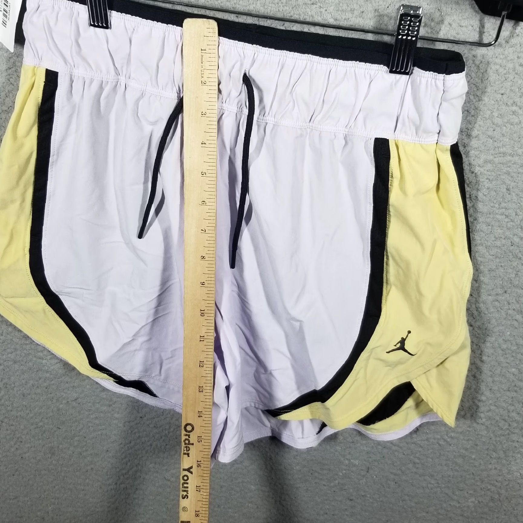 Nike Nike Jordan Women's High Waisted Shorts (Lilac) - Medium Loose New ~ DQ4455 509 Size 32" / US 10 / IT 46 - 6 Thumbnail