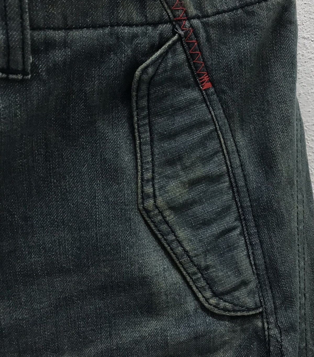 Japanese Brand × Vintage Vintage Hectic Mad Made In Japan Denim Pants Size US 36 / EU 52 - 5 Thumbnail