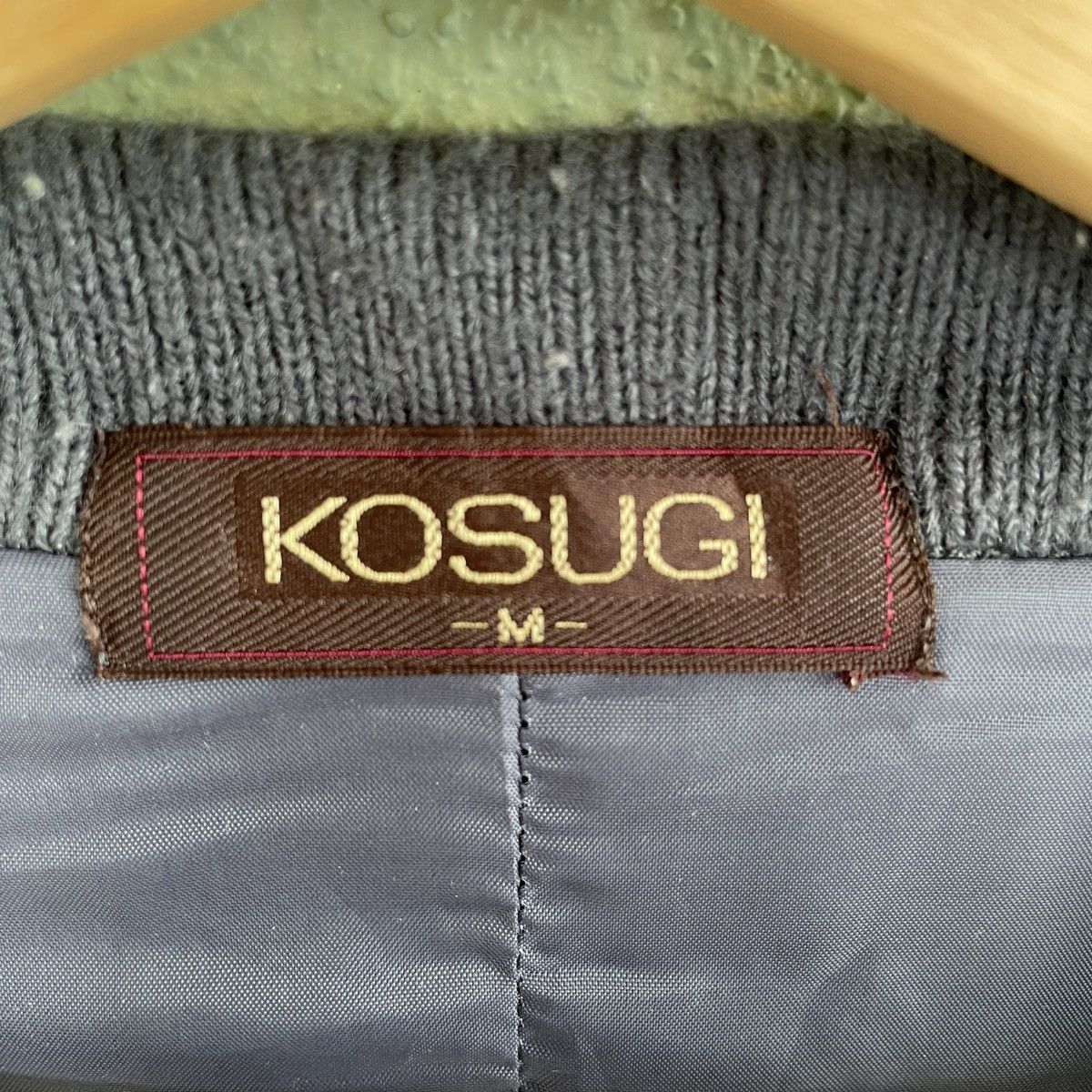 Aran Isles Knitwear × Japanese Brand Vintage Japan Kosugi Checkred Cardigan Knitwear Rare Size US M / EU 48-50 / 2 - 7 Thumbnail