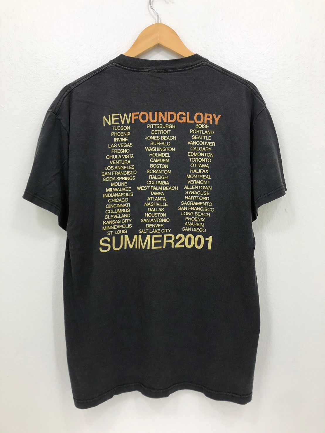 Vintage Vintage 2001's New Found Glory Summer Tour shirt BN Size US L / EU 52-54 / 3 - 4 Thumbnail