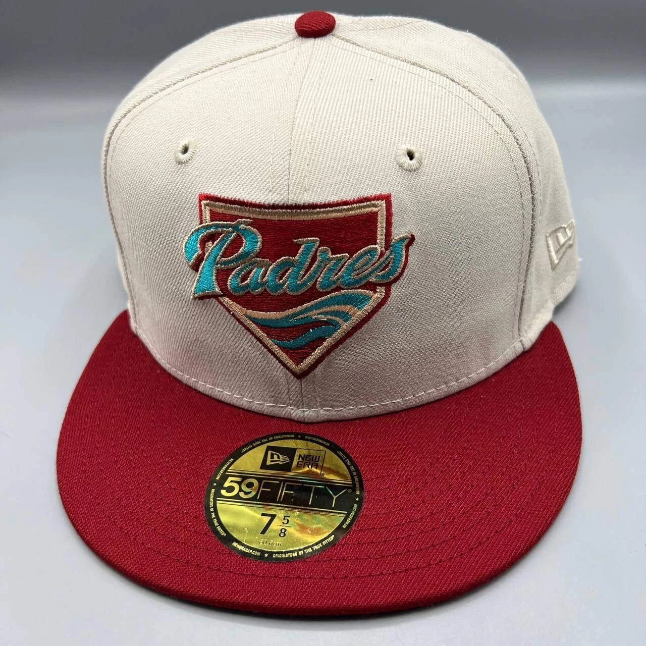 New Era San Diego Padres Hat Men 7 5/8 59Fifty New Era Fitted Cap Size ONE SIZE - 7 Thumbnail