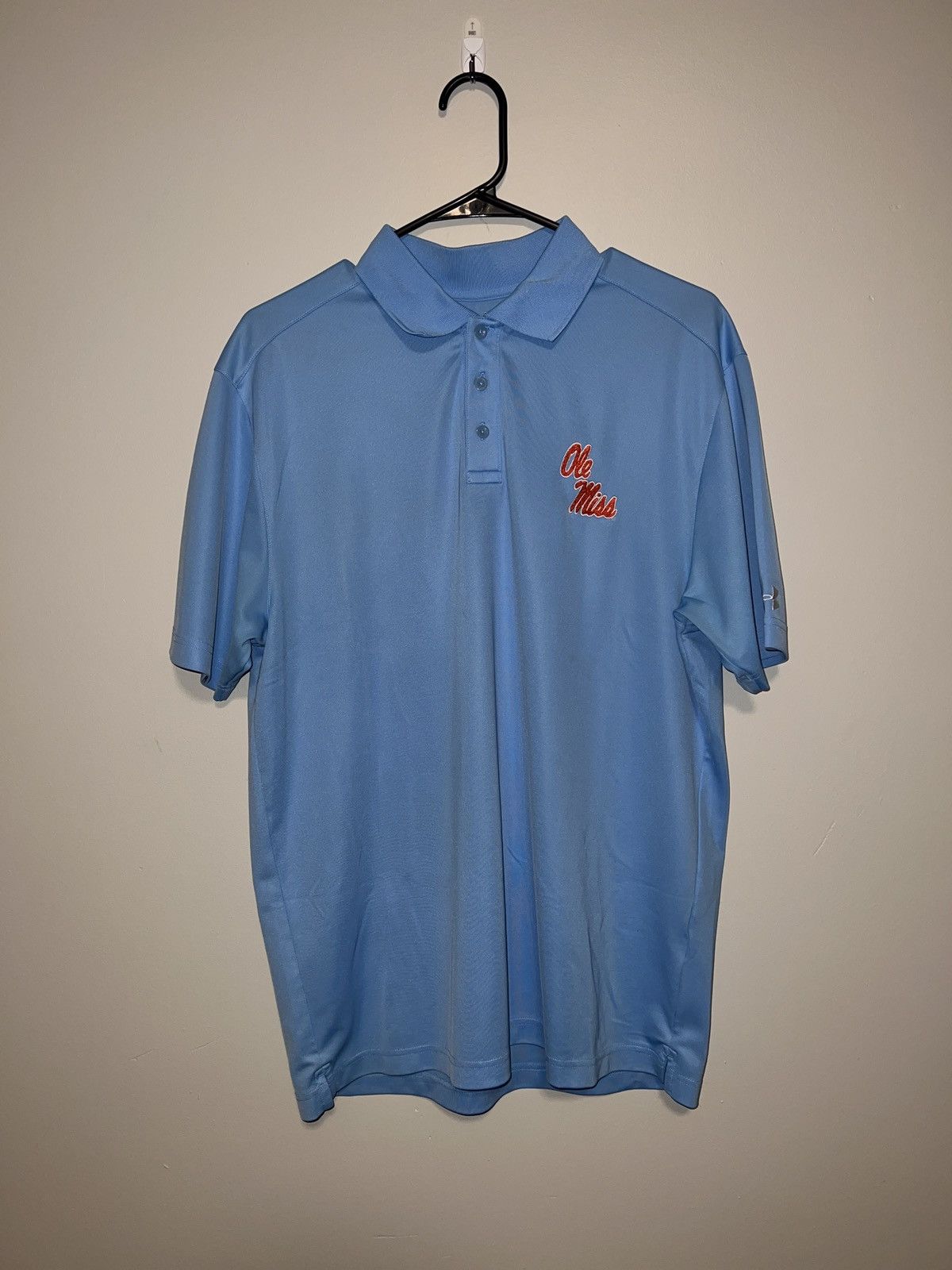Under Armour Ole Miss Polo Shirt Size US M / EU 48-50 / 2 - 1 Thumbnail