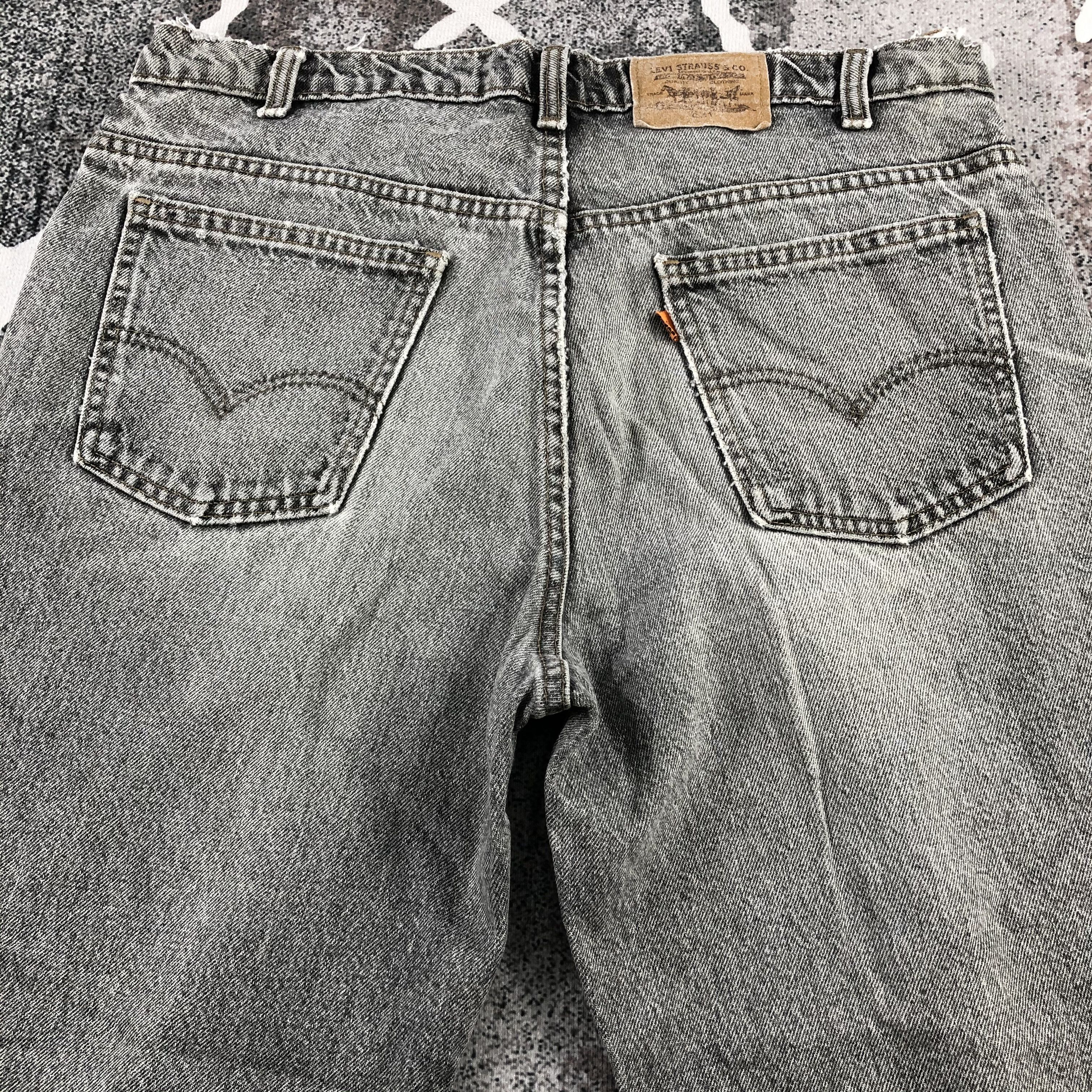 Levi's Vintage 90s Levis 631 Jeans Faded Gray Denim KJ1017 Size US 36 / EU 52 - 4 Thumbnail