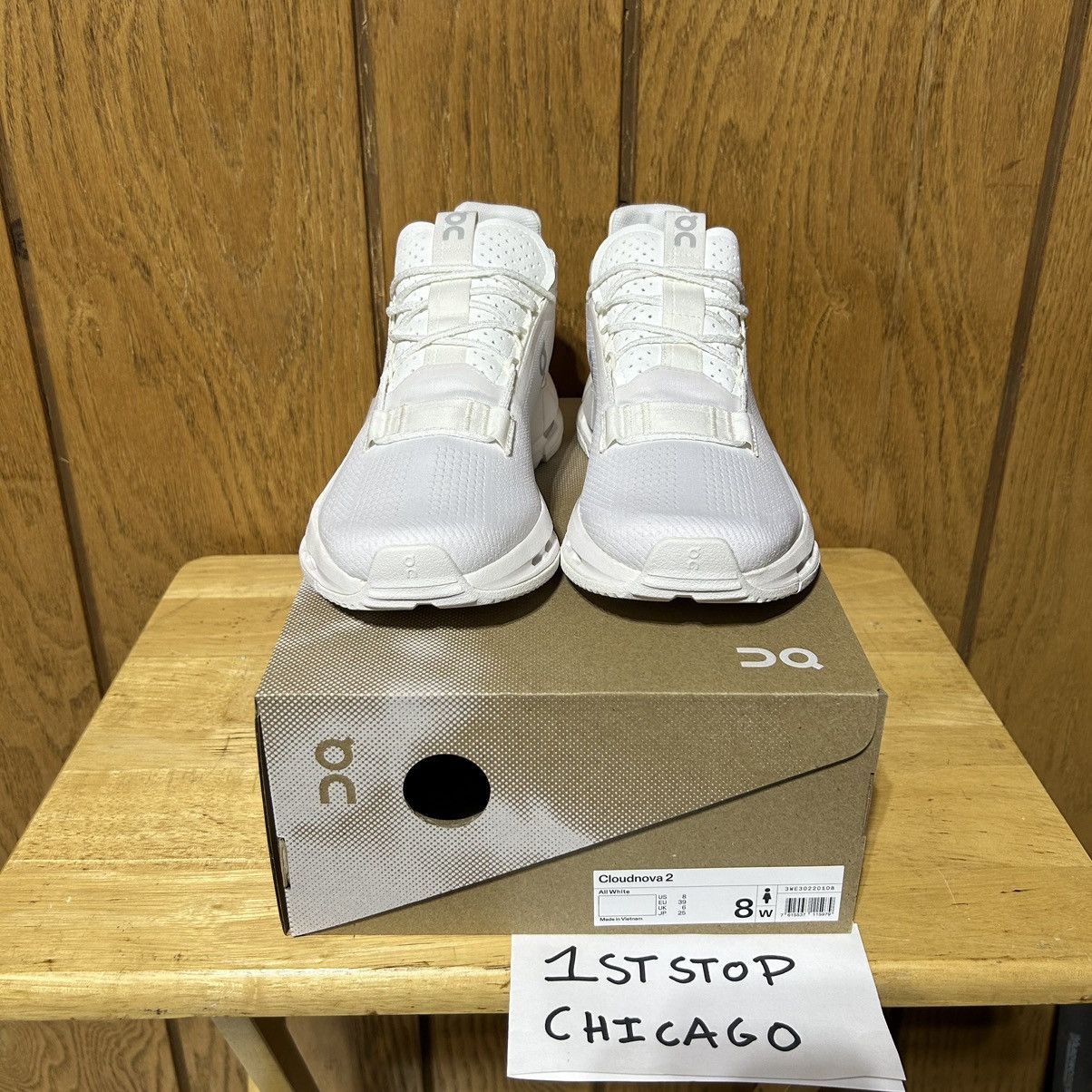 Designer × On On Running Cloudnova 2 Shoes Women's 8 White Sportswear NEW Size US 8 / IT 38 - 2 Thumbnail