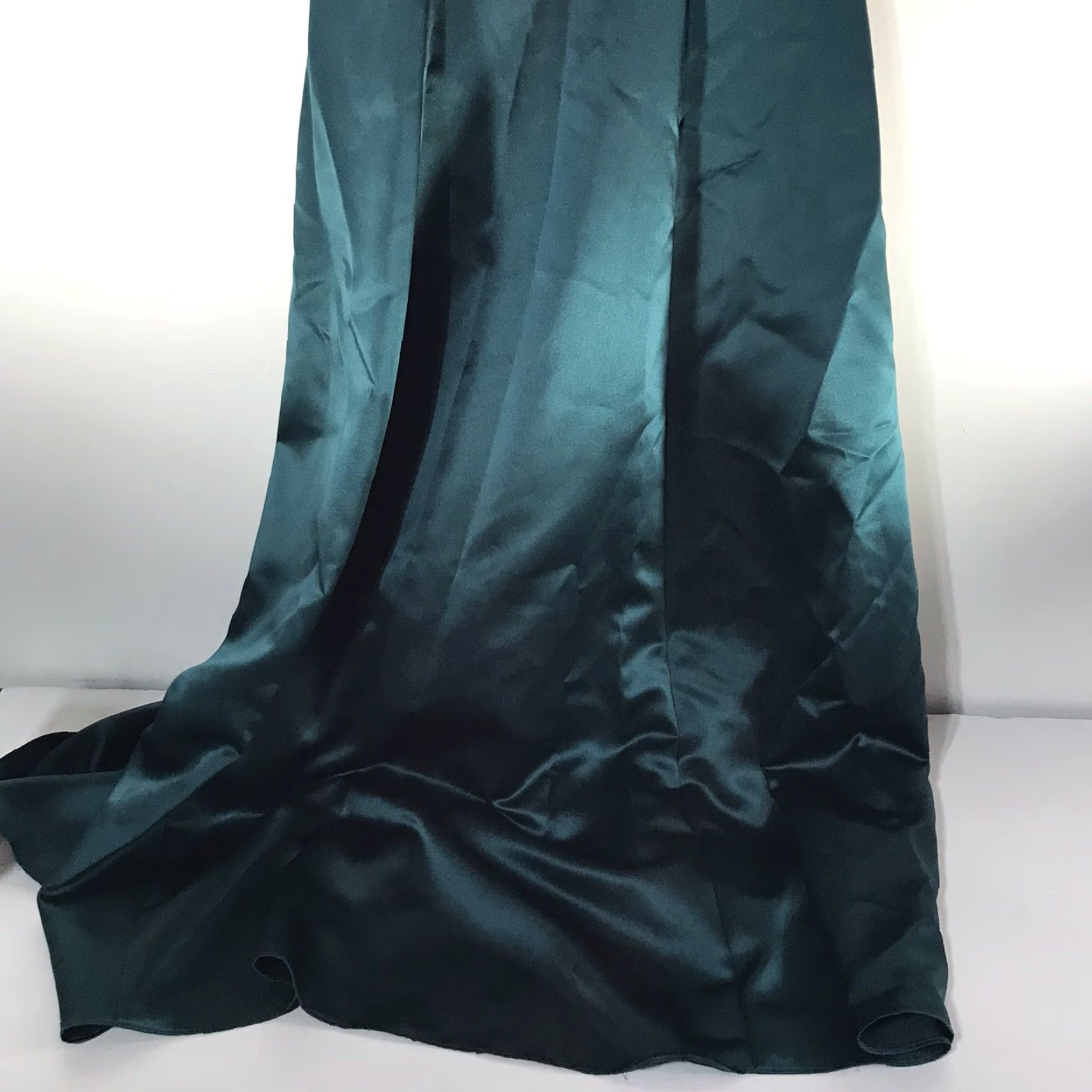 Velvet Michelangelo Green Satin A-Line Formal Dress Women's Size 10 USA |  Grailed