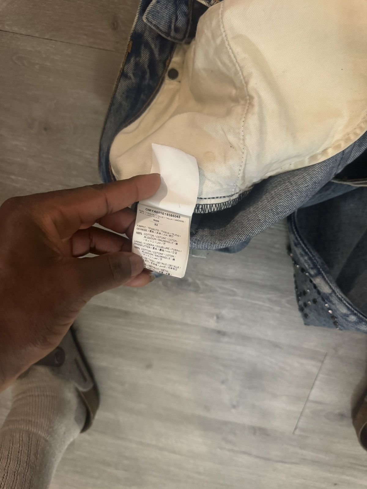Off-White OFF-WHITE rhinestone Jeans Size US 32 / EU 48 - 10 Thumbnail