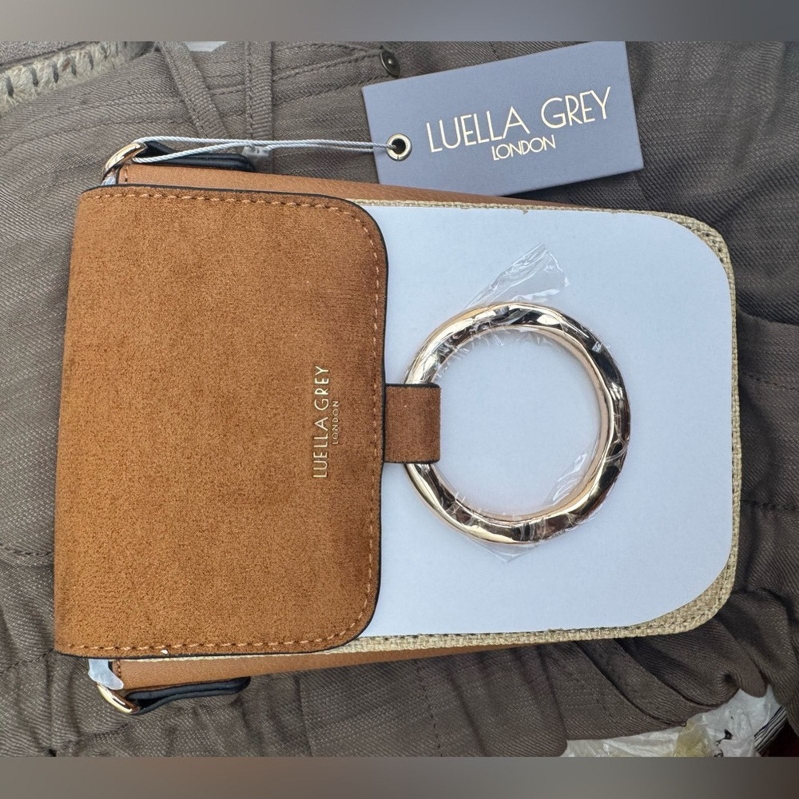 Other 🎉LAST CHANCE 🎉LUELLA GREYRaffia And Faux Leather Crossbody Size ONE SIZE - 5 Thumbnail