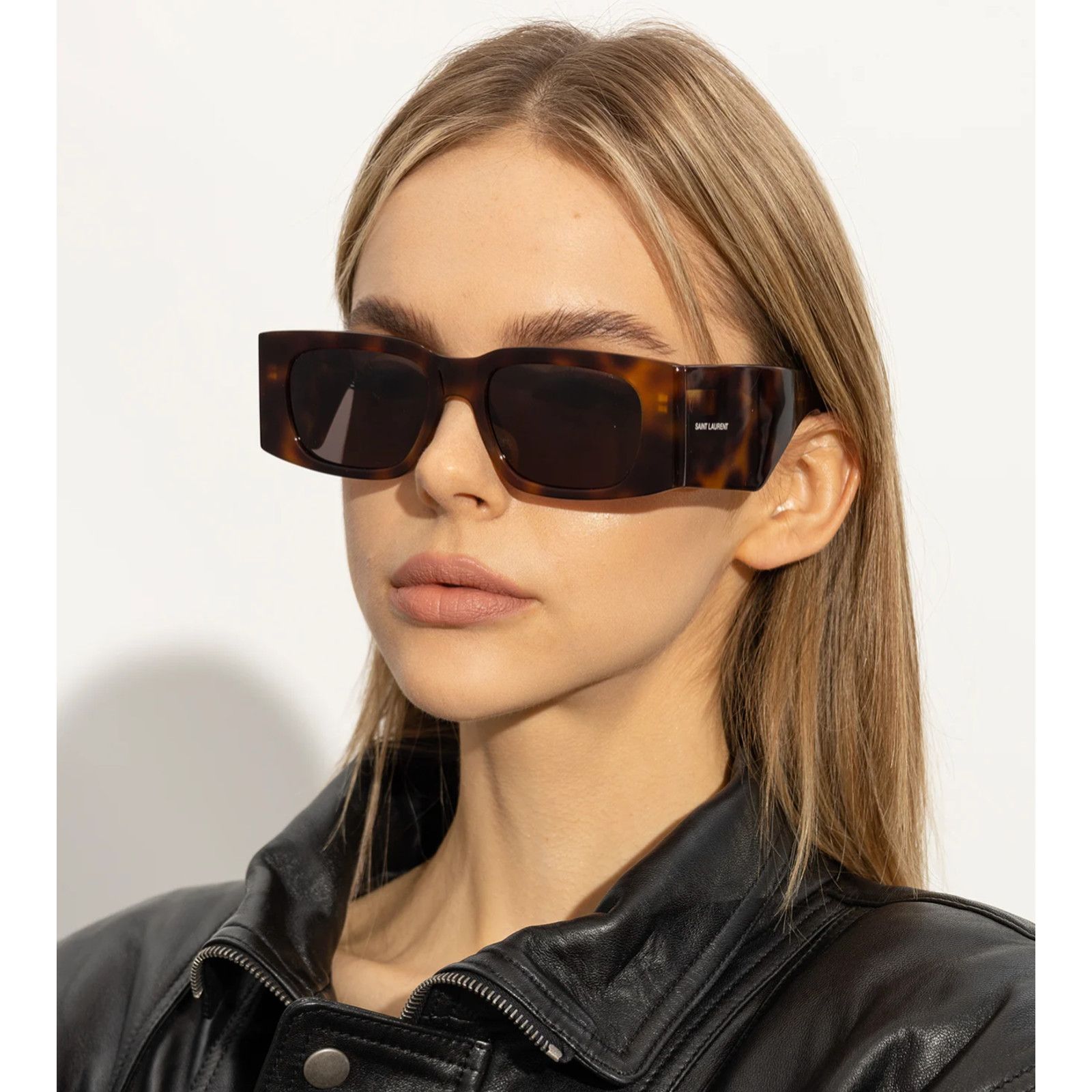 Saint Laurent Paris NEW Saint Laurent SL654 Sunglasses in Havana Brown $545 Size ONE SIZE - 1 Thumbnail
