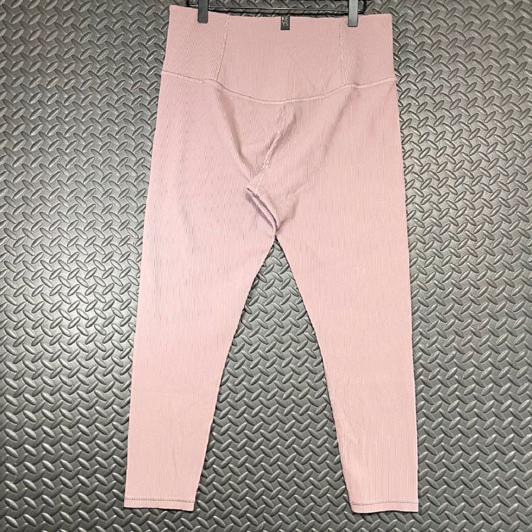 Athleta Athleta Alicia Keys Women's Pull On Corduroy Leggings Brown 1X Pocket Size 1X Women Size 40" / US 18 - 2 Thumbnail