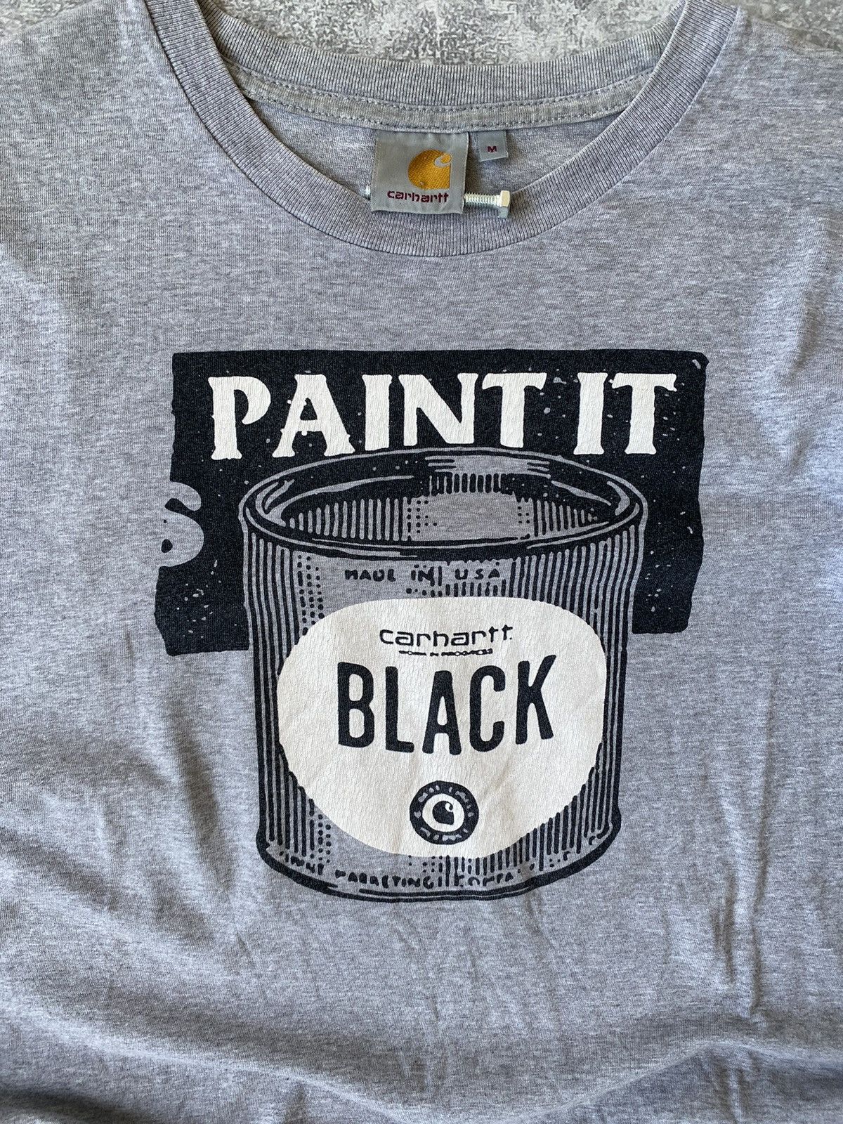 Carhartt × Vintage Vintage Carhartt Bucket Of Paint T-shirt Size US M / EU 48-50 / 2 - 2 Thumbnail