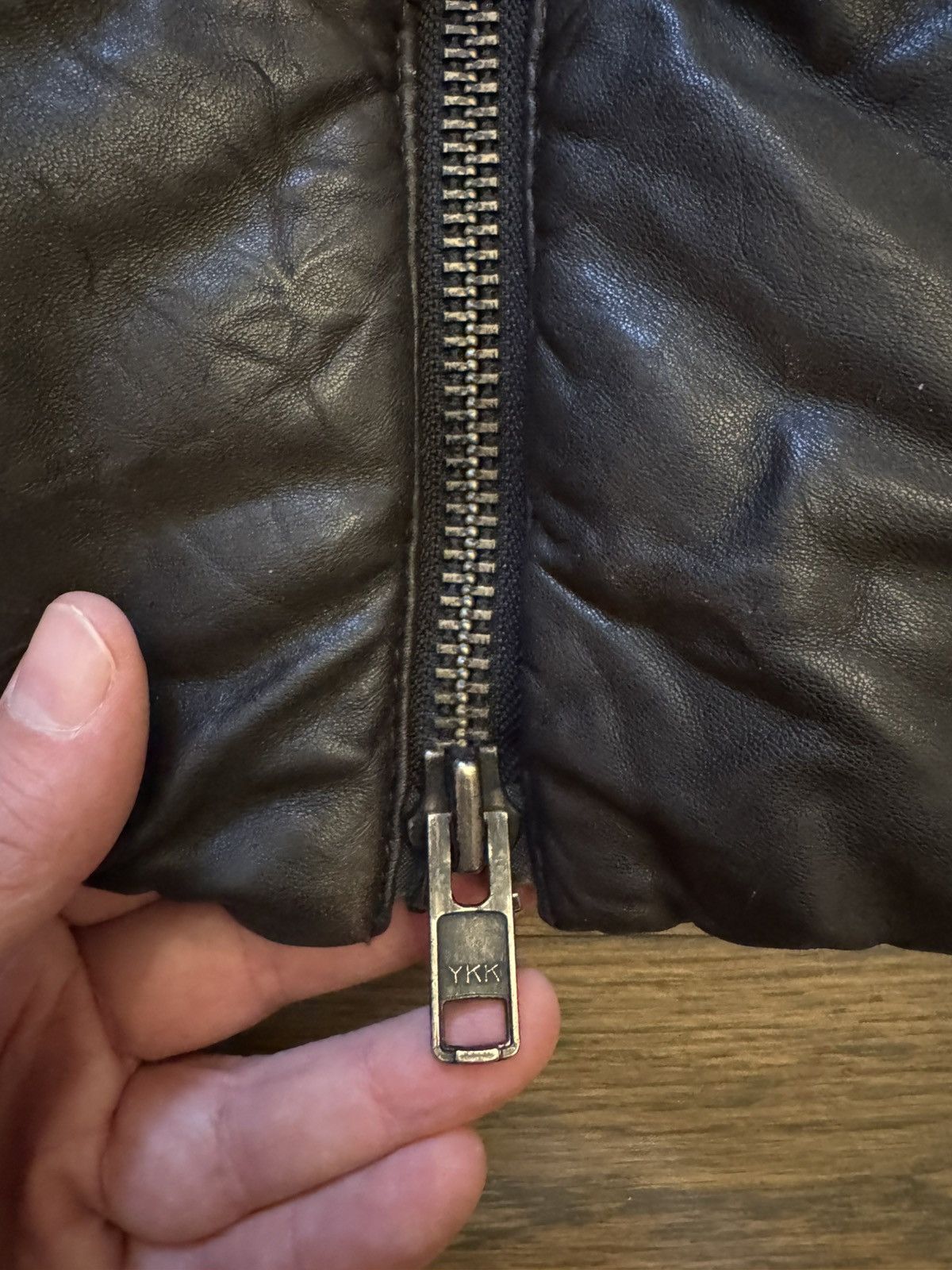 Allsaints Allsaints Leather Puffer Coat Size US XL / EU 56 / 4 - 4 Thumbnail