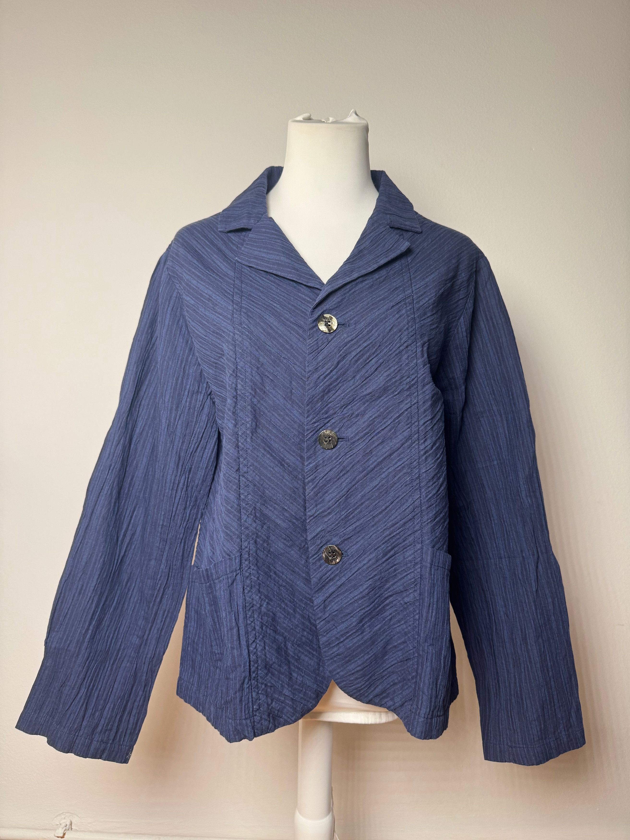 Issey Miyake Vintage Mini Coat Navy M Size M / US 6-8 / IT 42-44 - 1 Thumbnail