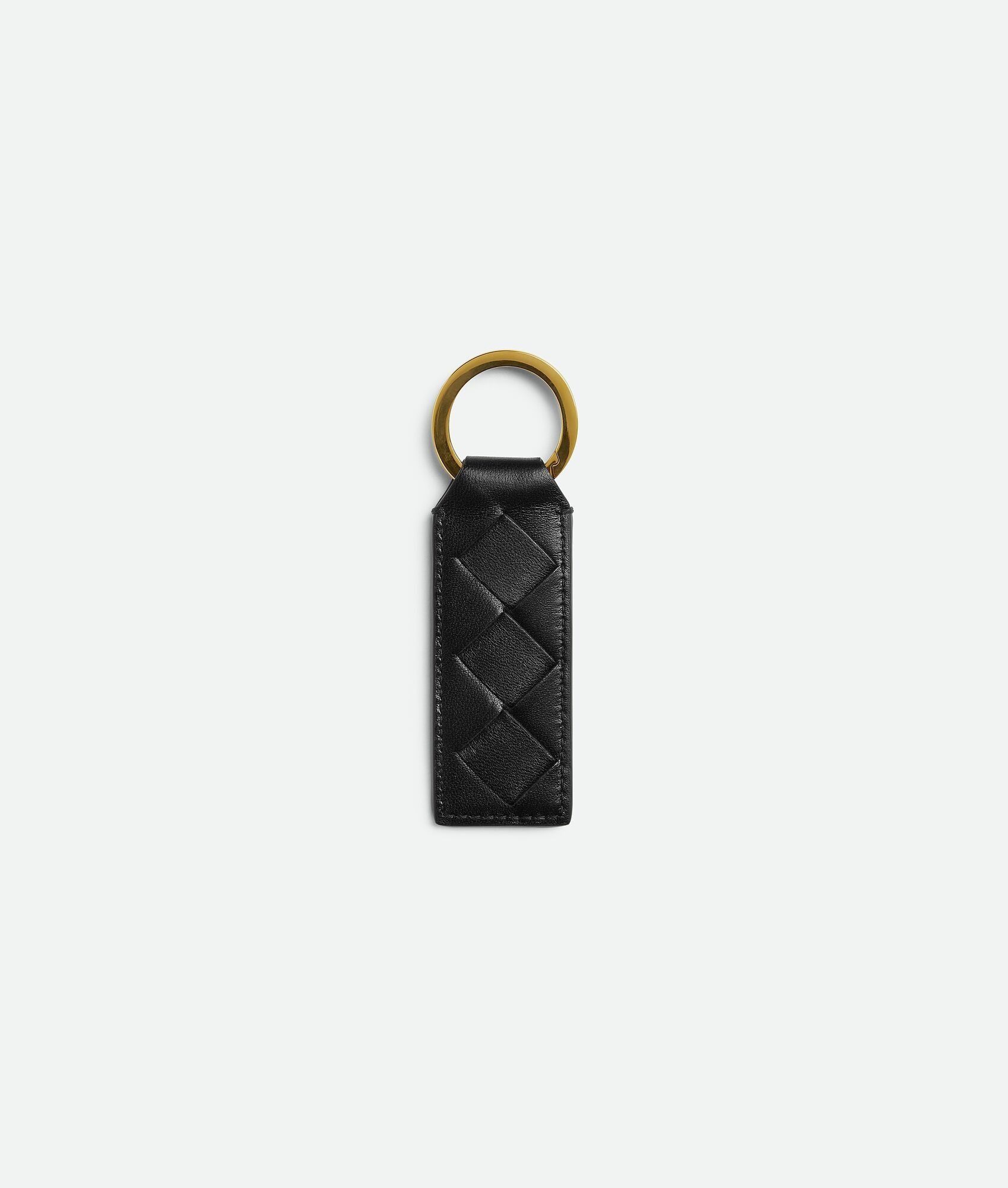 Bottega Veneta o1lf3ng10525 Size: OS / Tab Key Ring in Black Size ONE SIZE - 2 Thumbnail