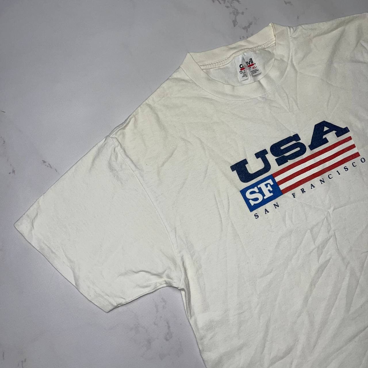 Vintage Vintage 1990s San Francisco USA Souvenir T Shirt /Streetwear Size US XL / EU 56 / 4 - 6 Thumbnail
