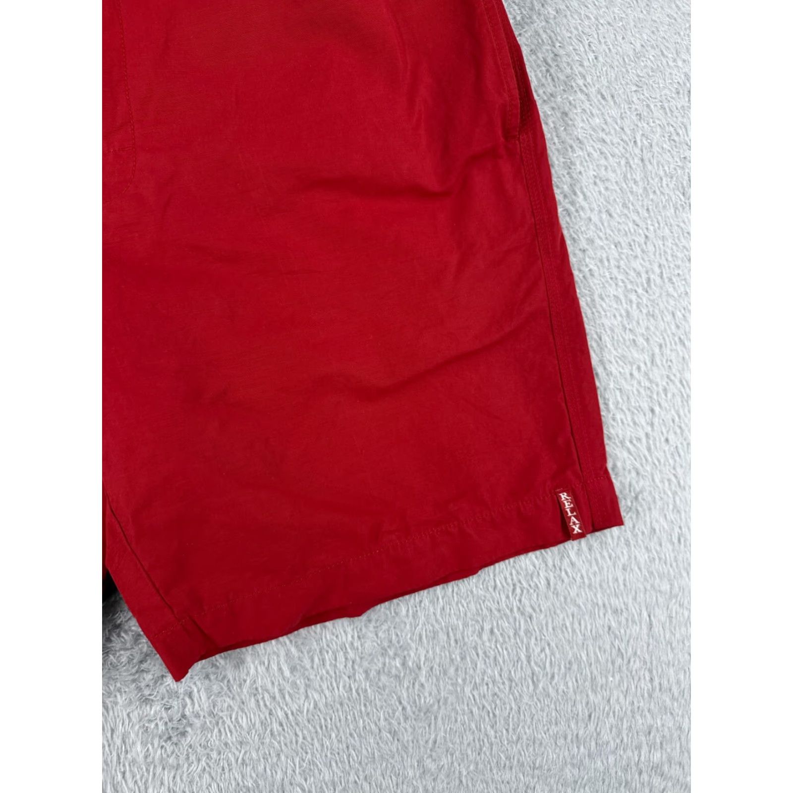 Tommy Bahama Tommy Bahama Swim Bottom Men L Red Solid Cotton Polyester Lined RELAX Size US 33 - 2 Thumbnail