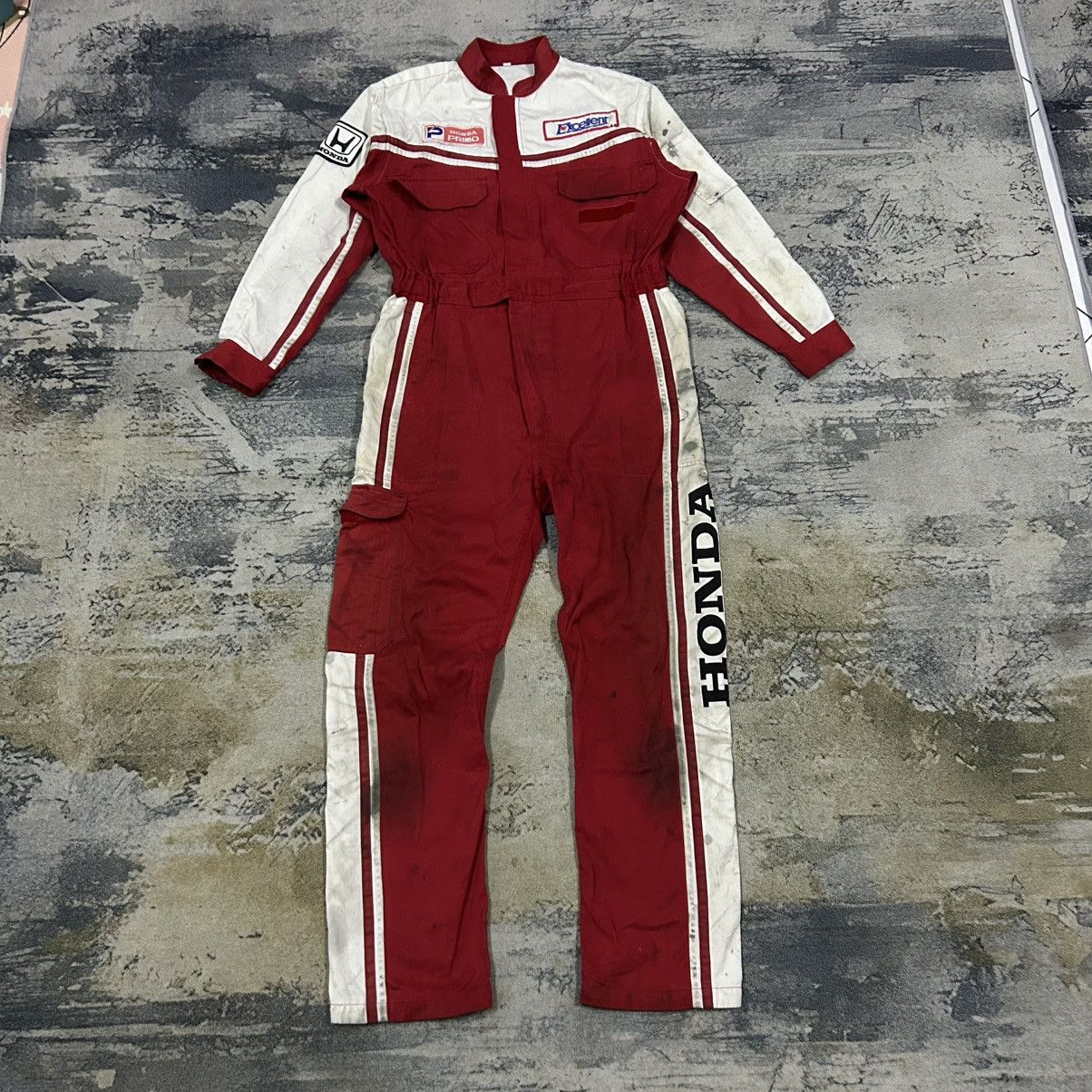 Honda Vtg Japan Motor Honda Foreman Coveralls Size US 31 - 1 Thumbnail