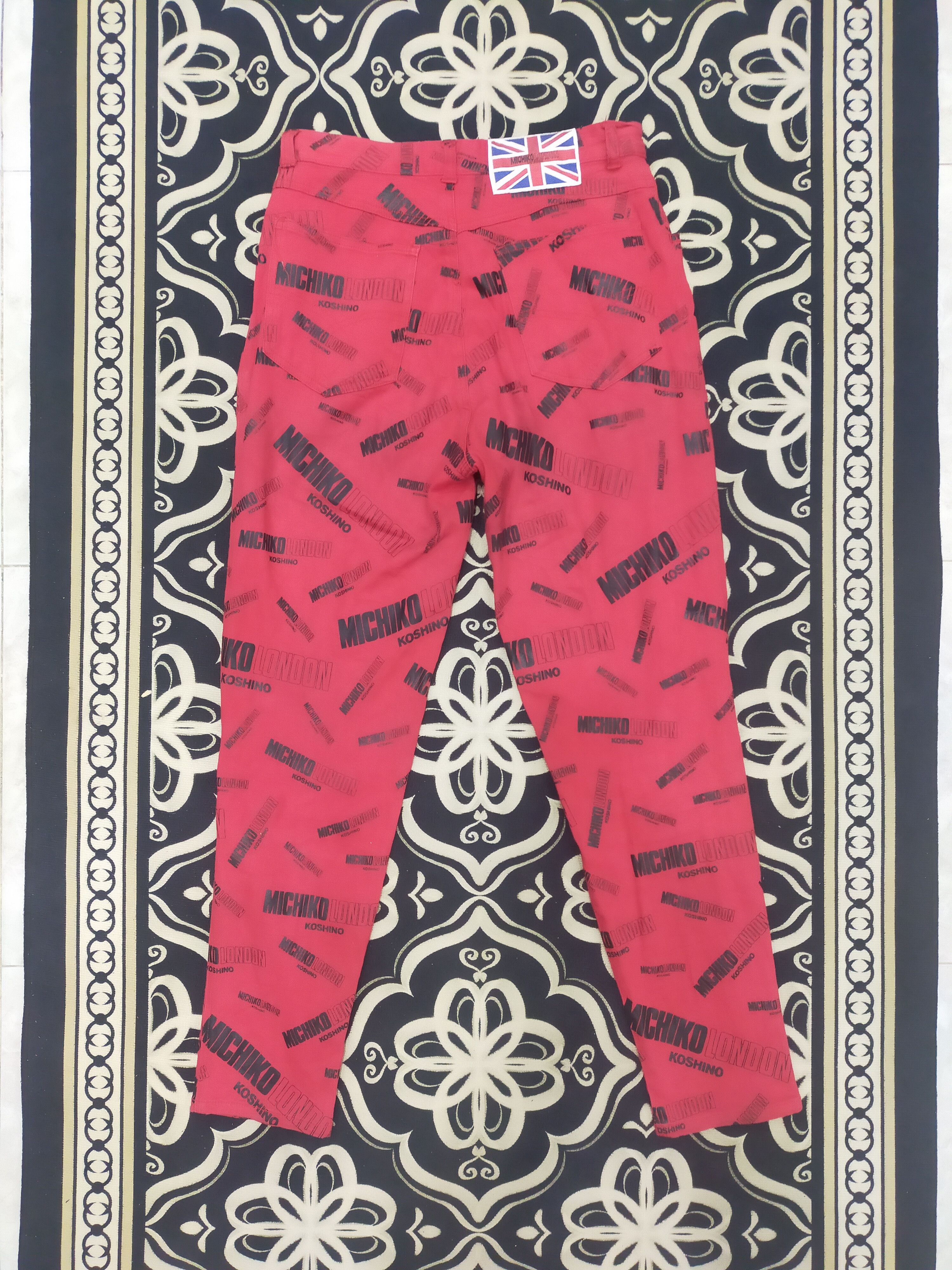 Hysteric Glamour Michiko London Koshino Full Printed Skinny Stretch Size US 29 - 2 Thumbnail