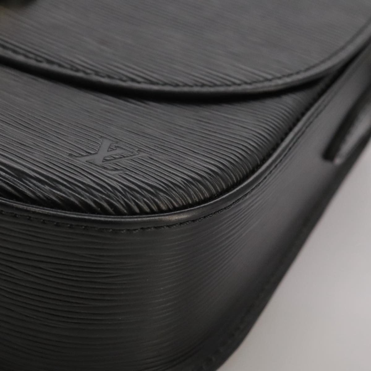 Louis Vuitton LOUIS VUITTON Epi Saint Cloud GM Shoulder Bag Black Noir Size ONE SIZE - 15 Thumbnail