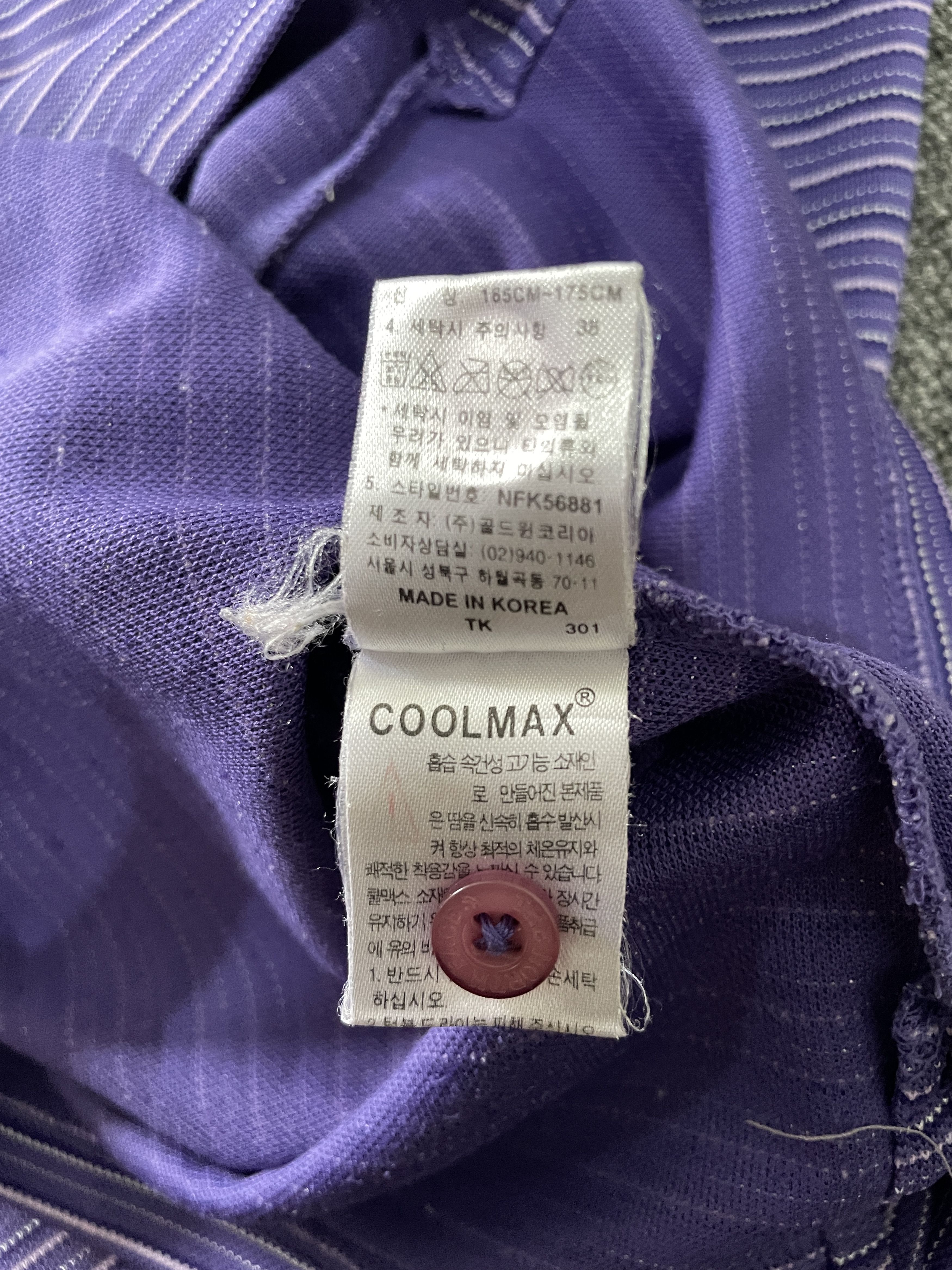 The North Face Vintage The North Face Long Sleeve Polo Purple Striped Shirt Size M / US 6-8 / IT 42-44 - 9 Thumbnail