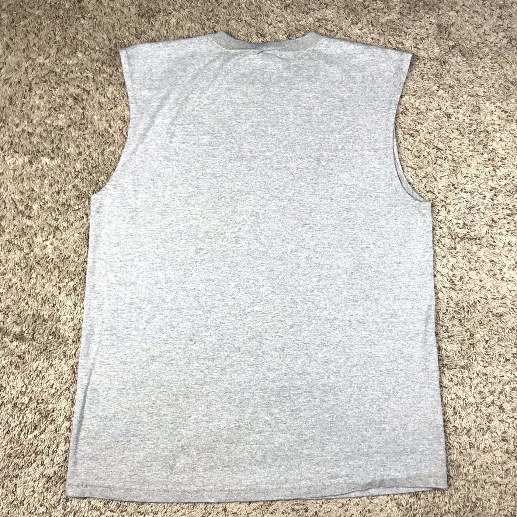 Vintage VINTAGE Pro Spirit Tank Top Sleeveless Shirt Men XL Gray 90s Vintage Cotton Blend USA Made Size US XL / EU 56 / 4 - 3 Thumbnail