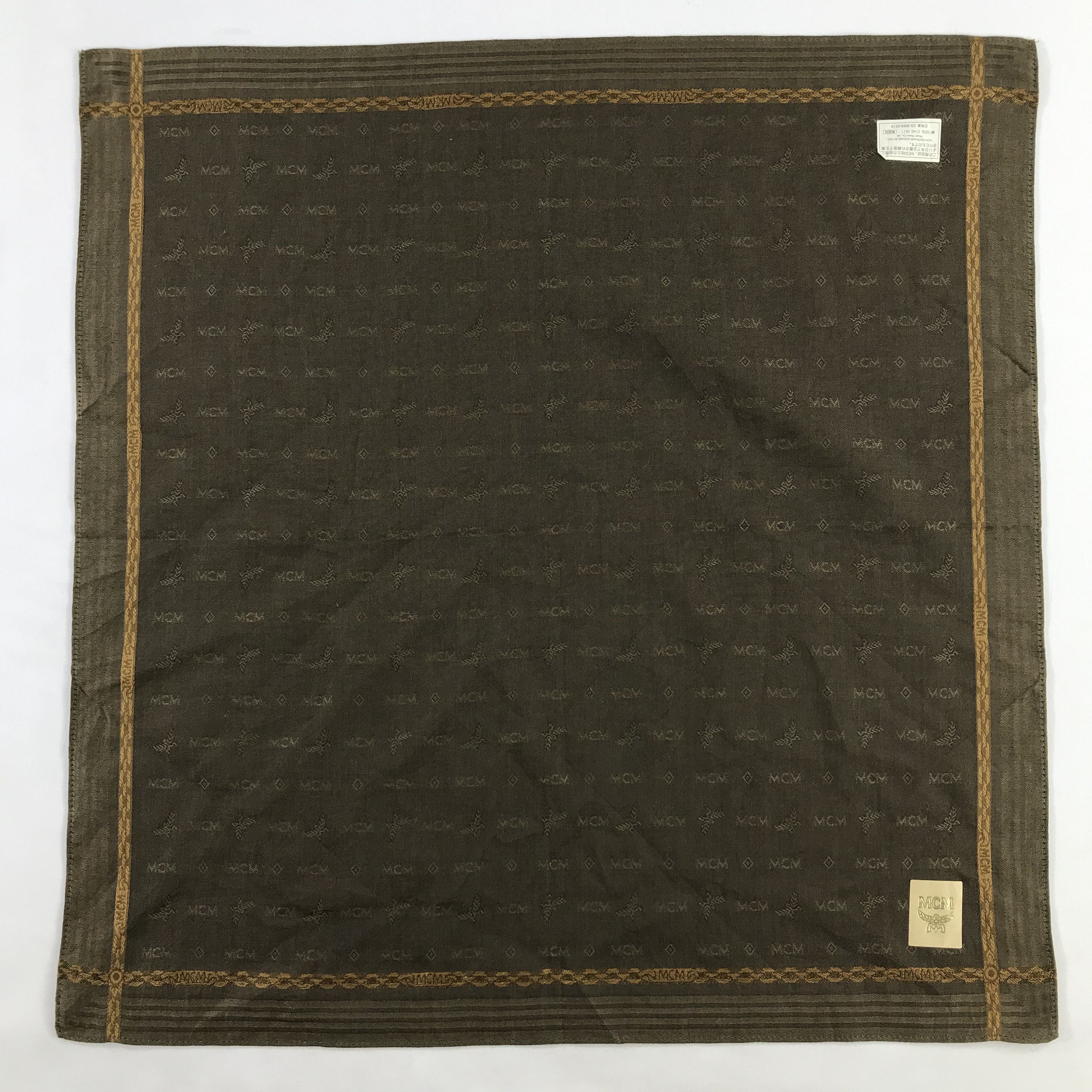 MCM × Vintage MCM Bandana / Handkerchief / Neckerchief - S1071 Size ONE SIZE - 1 Thumbnail
