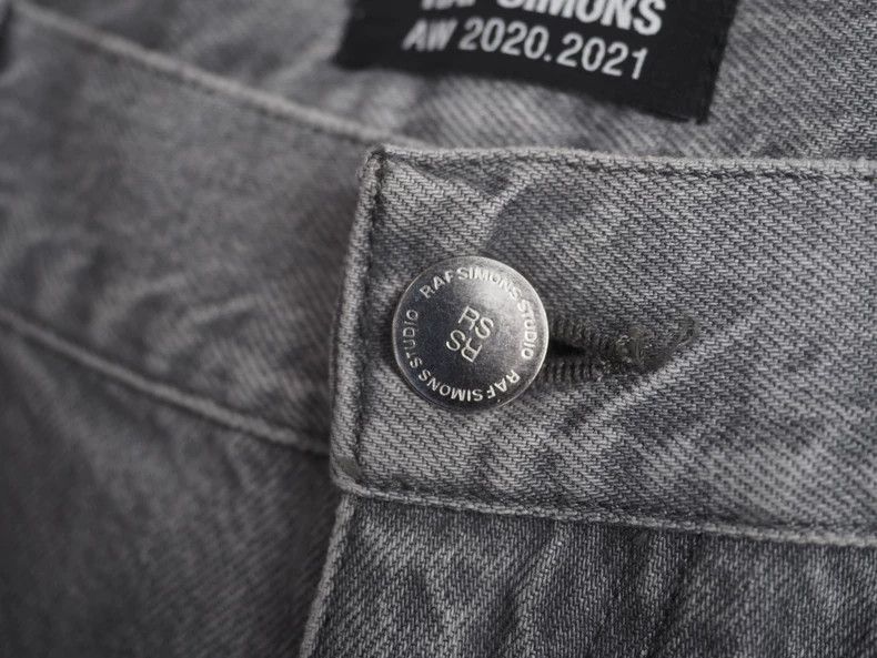 Raf Simons Raf simons Grey back zipper jeans Size US 29 - 4 Thumbnail