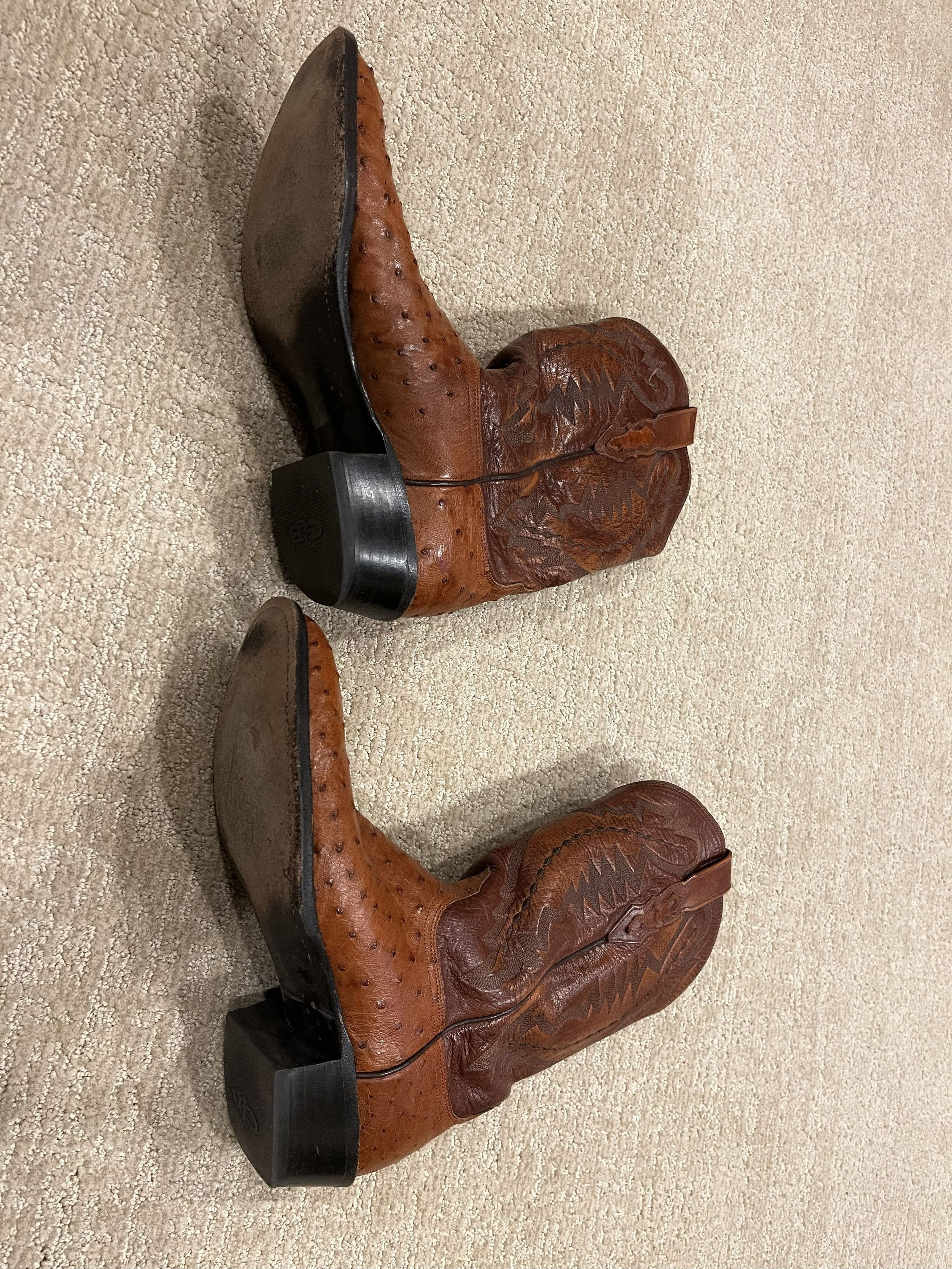 Lucchese Lucchese Ostrich Boots Size 10-1/2 Size US 10.5 / EU 43-44 - 2 Thumbnail
