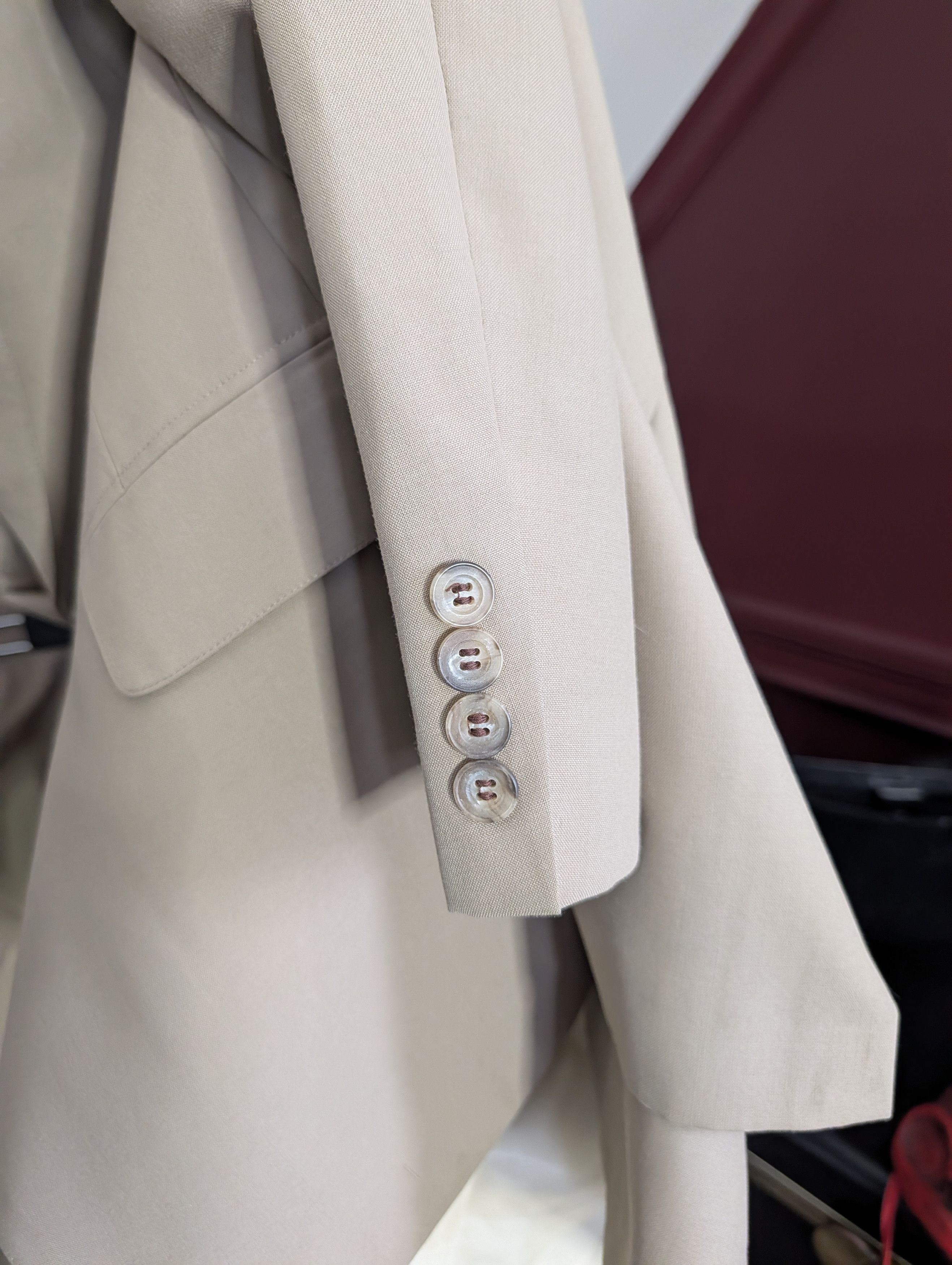 Kilgour KF&S Bespoke Khaki 2pc Suit MiUSA - Jacket & Trousers Size 40L - 8 Thumbnail