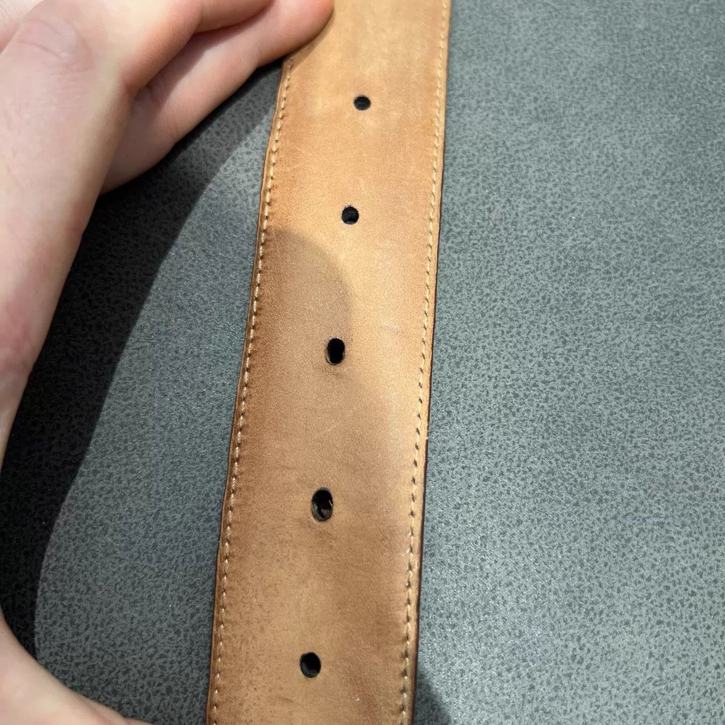 Salvatore Ferragamo FERRAGAMO Brown Leather Belt 100cm Size ONE SIZE - 7 Thumbnail