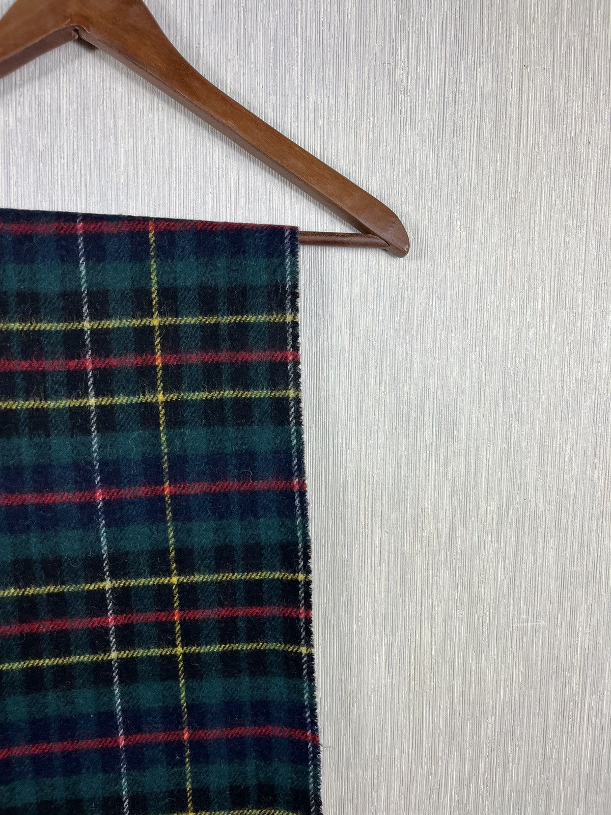 Polo Ralph Lauren × Ralph Lauren Polo Ralph Lauren Italian wool checked scarf muffler luxury Size ONE SIZE - 2 Thumbnail