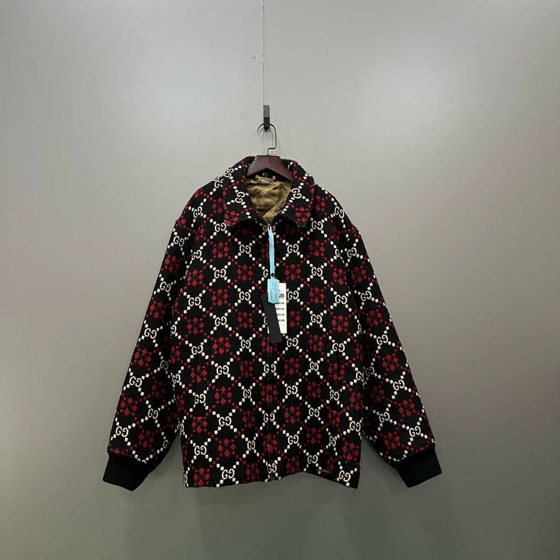 Gucci Gucci Diamond-shaped double G printed jacket 2502-Nextarrow Size US L / EU 52-54 / 3 - 1 Thumbnail