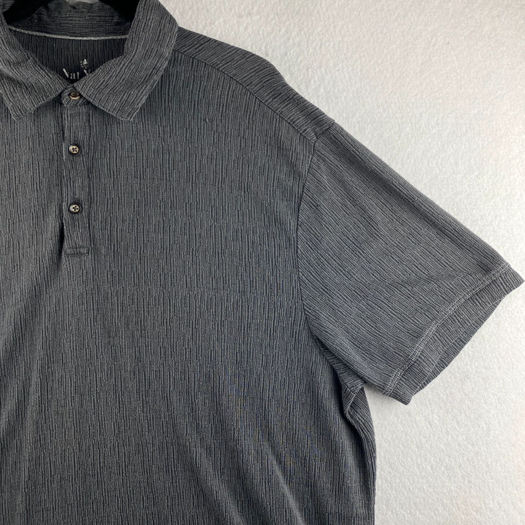Nat Nast Nat Nast Polo Shirt Mens XL Gray Modal Collared Short Sleeve Casual Comfort Shirt Size US XL / EU 56 / 4 - 5 Thumbnail
