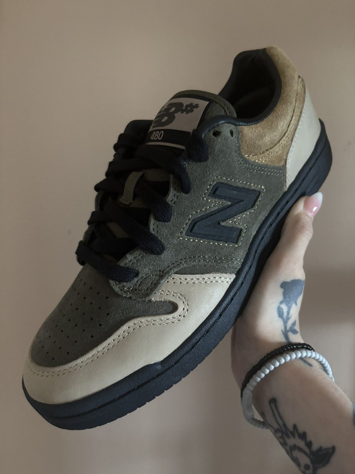 New Balance New Balance Numeric 480 'Olive Tan' Size US 6.5 / EU 39-40 - 1 Thumbnail