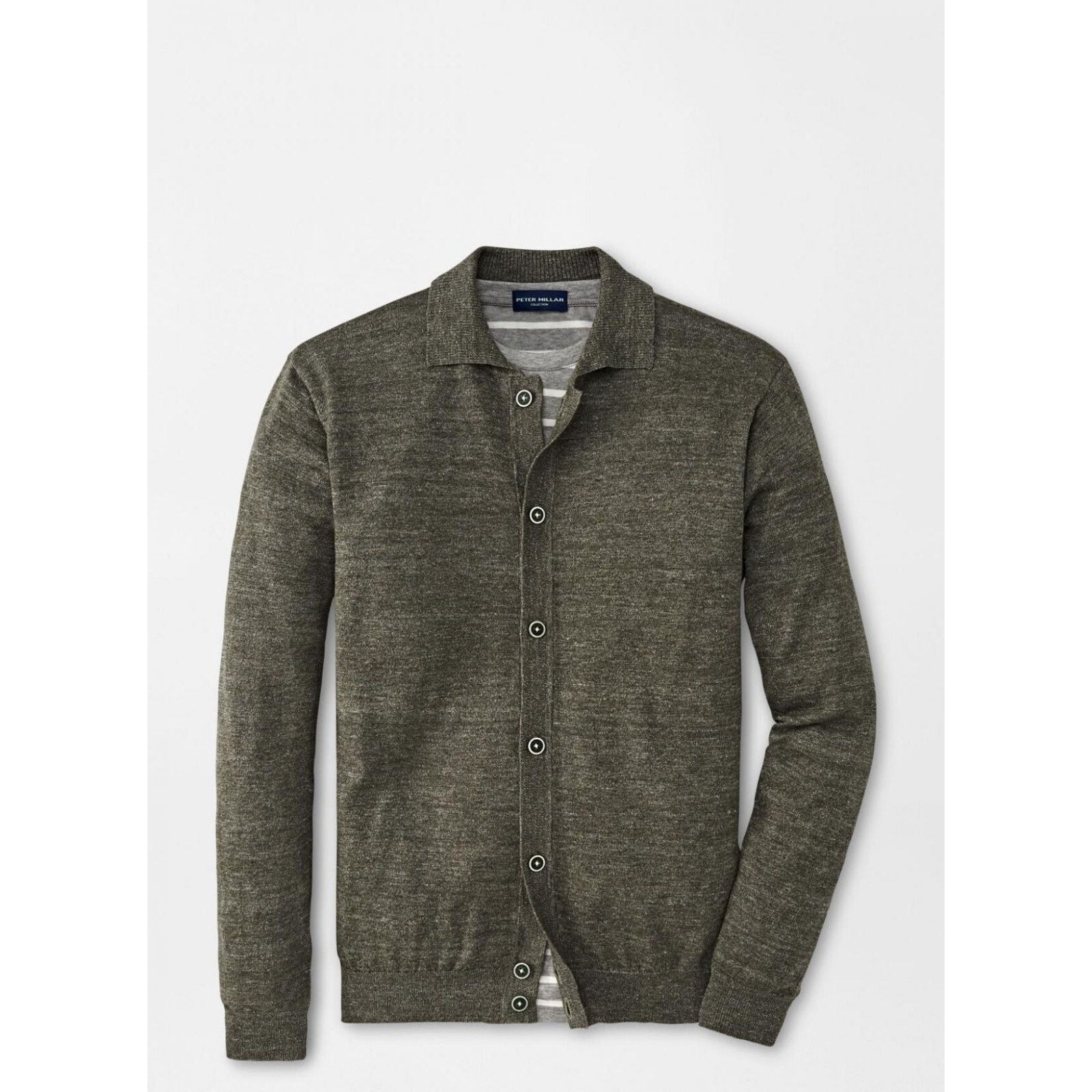 Peter Millar Peter Millar 2XL Villa Full-Button Cardigan Kelp NWT $348 Size US XXL / EU 58 / 5 - 1 Thumbnail