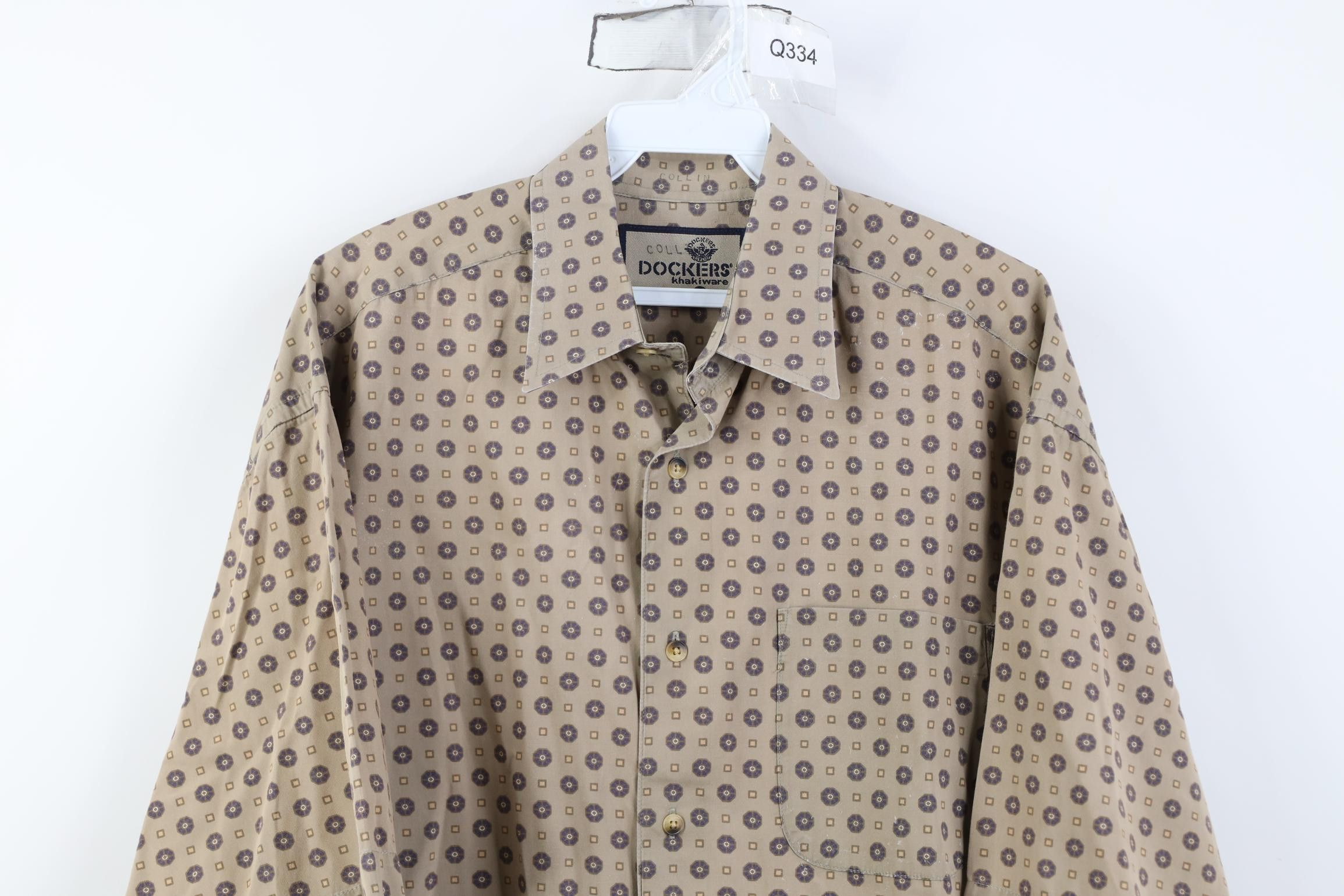 Vintage Vintage 90s Streetwear Baggy Fit Collared Button Shirt Size US M / EU 48-50 / 2 - 2 Thumbnail
