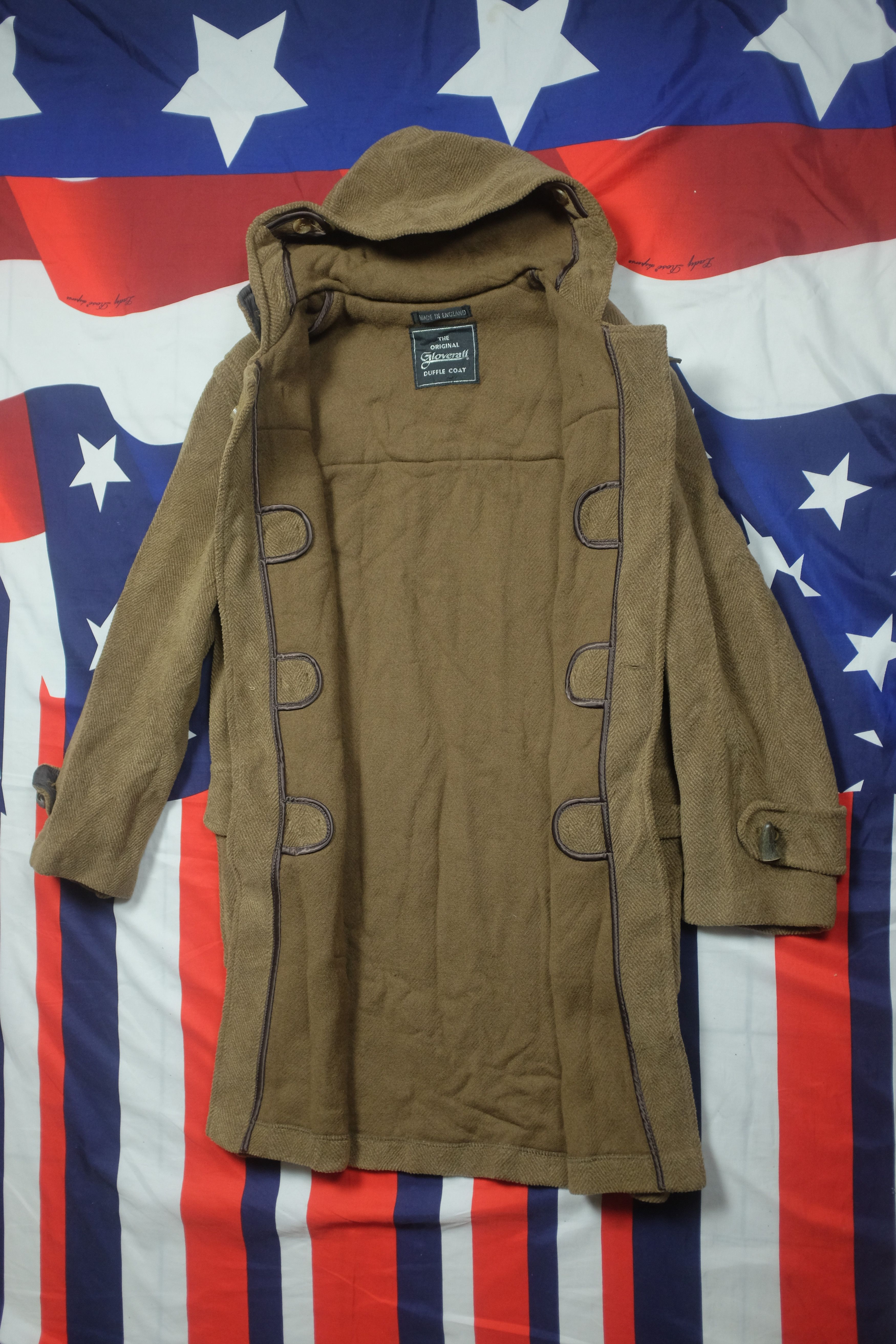 Gloverall × Vintage Groverall Vintage Duffle Coat Brown Tan Size US S / EU 44-46 / 1 - 3 Thumbnail