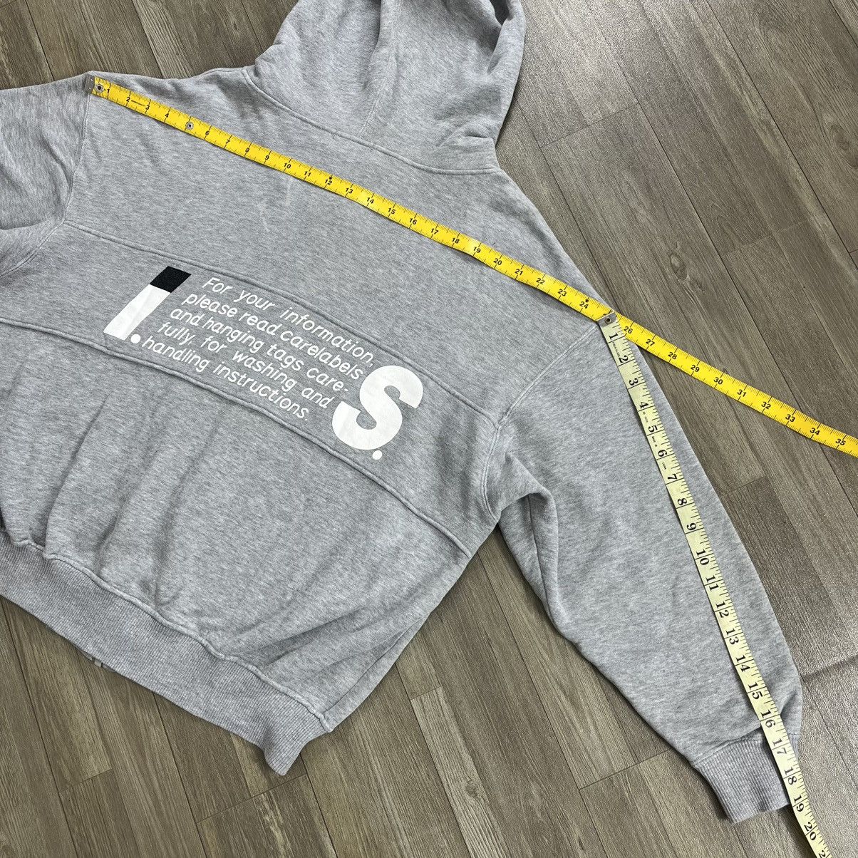 Issey Miyake Archived🚨 Tsumori Chisasto Issey Miyake Big Logo Zip Hoodie Size US L / EU 52-54 / 3 - 15 Thumbnail