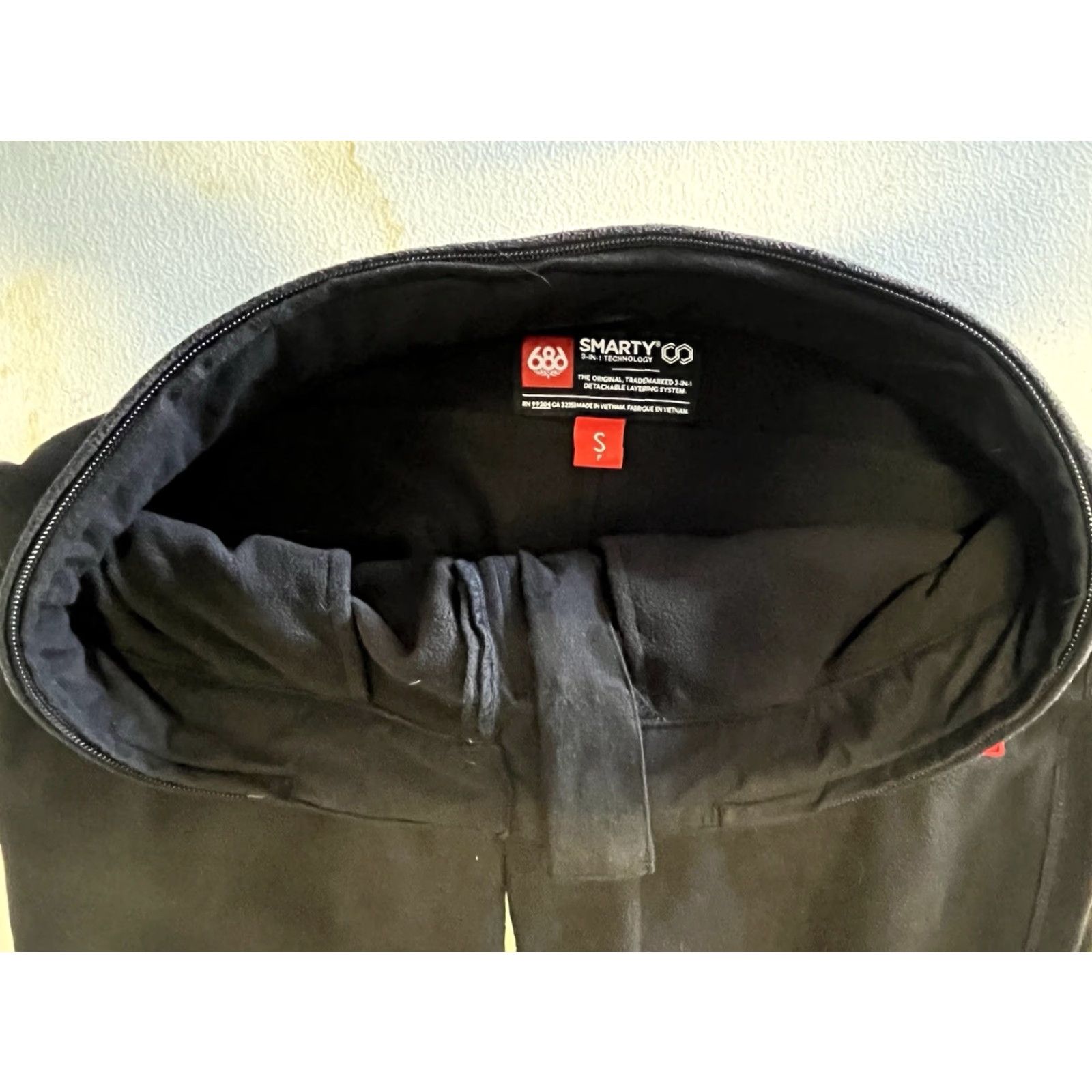 686 686 Pants Men's Small Black Fleece Smarty 3 In 1 Cargo Pant Adult Size US 29 - 7 Thumbnail