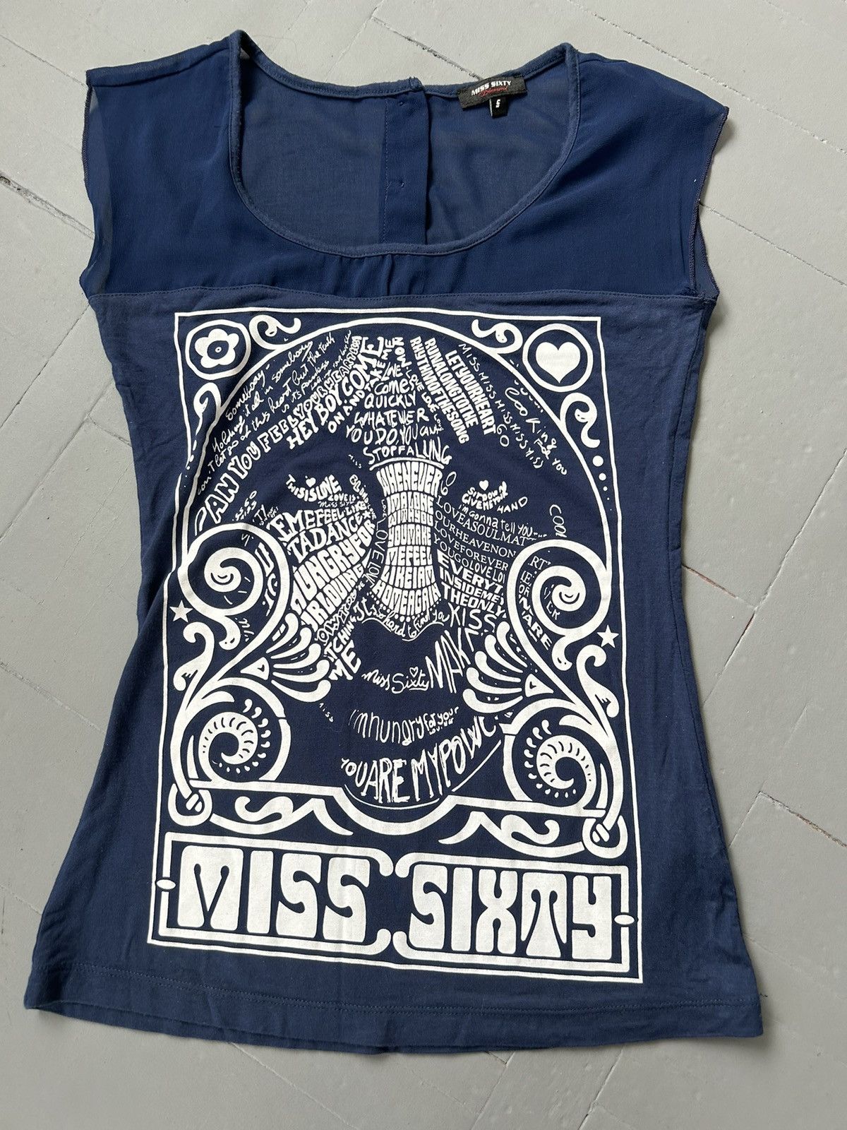 Miss Sixty Miss Sixty vintage sleeve less shirt Size S / US 4 / IT 40 - 3 Thumbnail