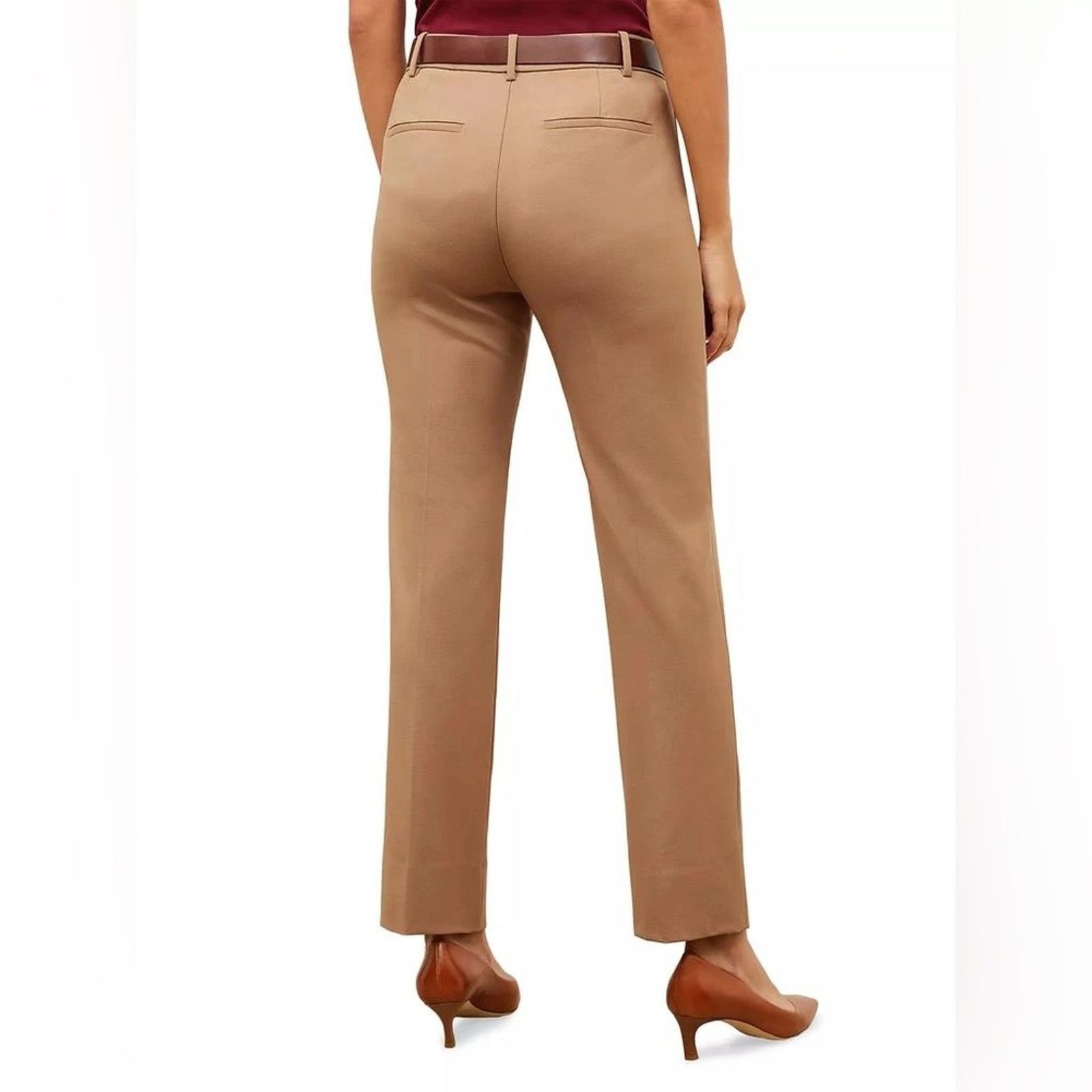 Designer M.M.LaFleur Smith Camel Wool Pants 4 Size 27" / US 4 / IT 40 - 3 Thumbnail