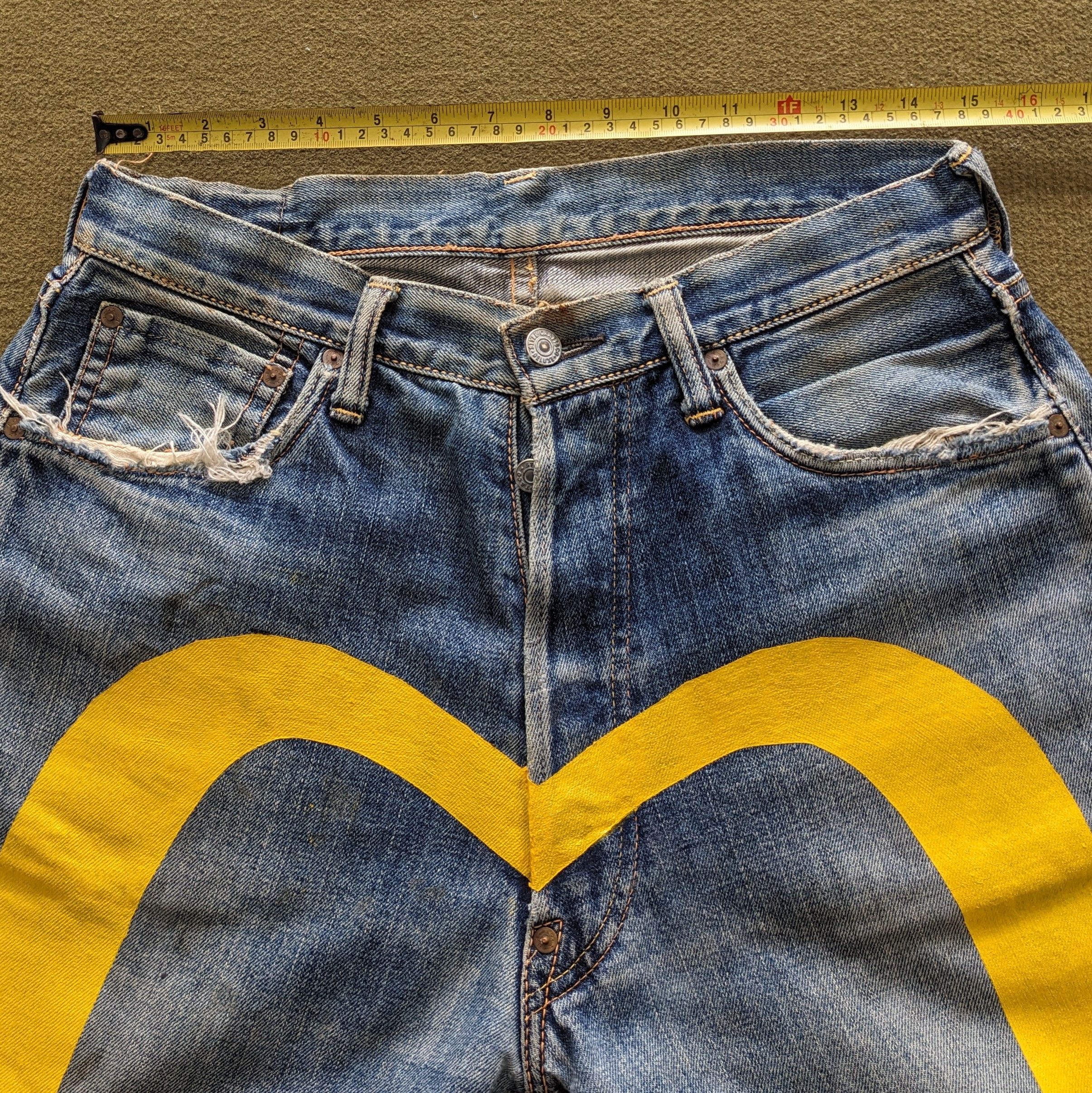 Evisu Vintage EVISU Japanese Brand Denim Jeans Size US 30 / EU 46 - 5 Thumbnail