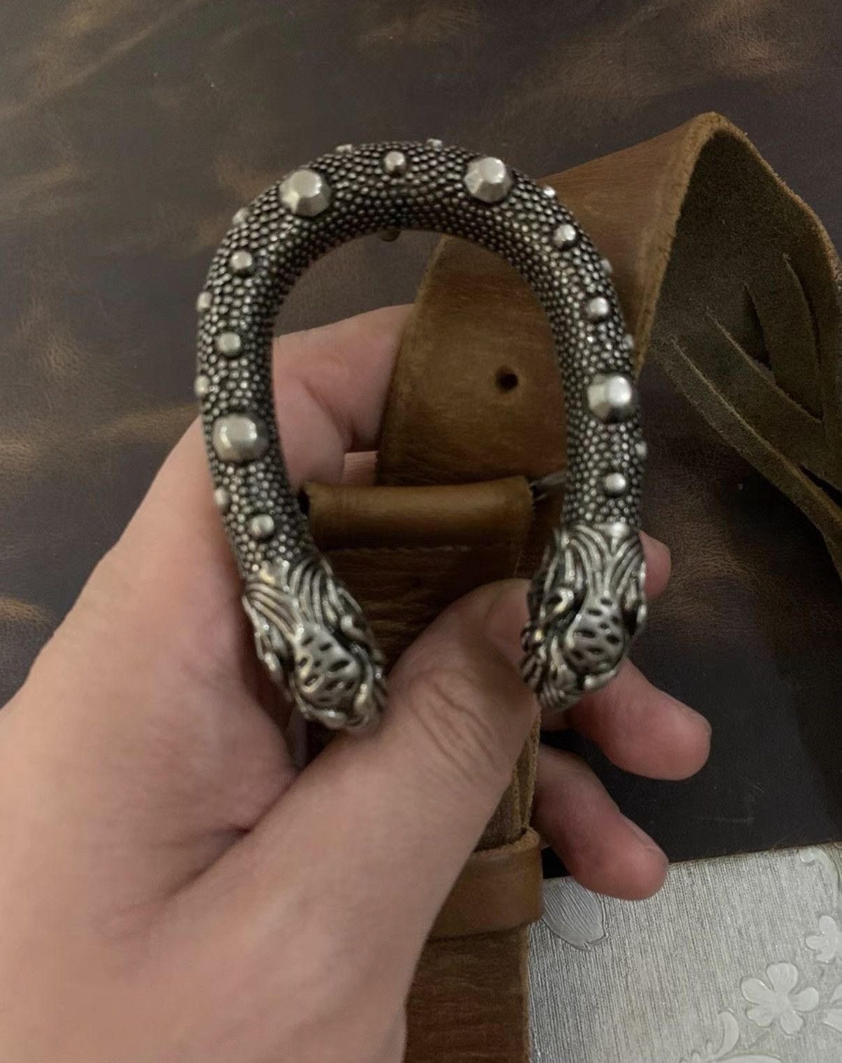 Gucci Gucci genuine leather belt K16 Size ONE SIZE - 6 Thumbnail