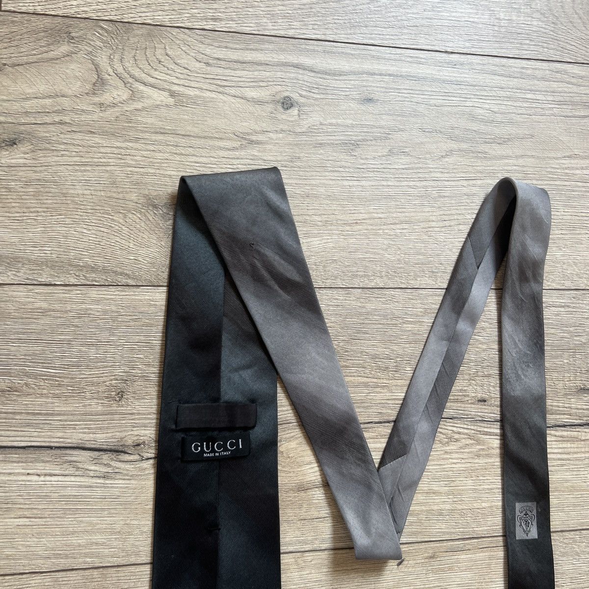 Gucci Vintage Gucci Tie Silk 100% Size ONE SIZE - 8 Thumbnail