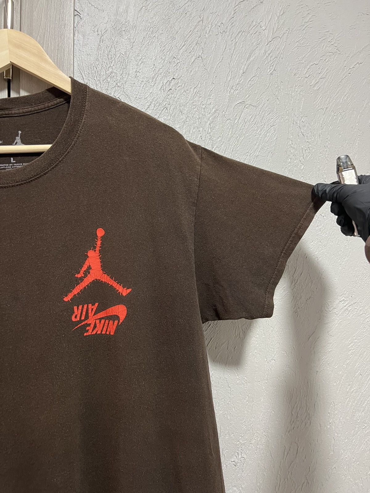 Jordan Brand × Travis Scott Travis Scott Jordan Cactus Jack Highest Tee Brown L Size US L / EU 52-54 / 3 - 14 Thumbnail