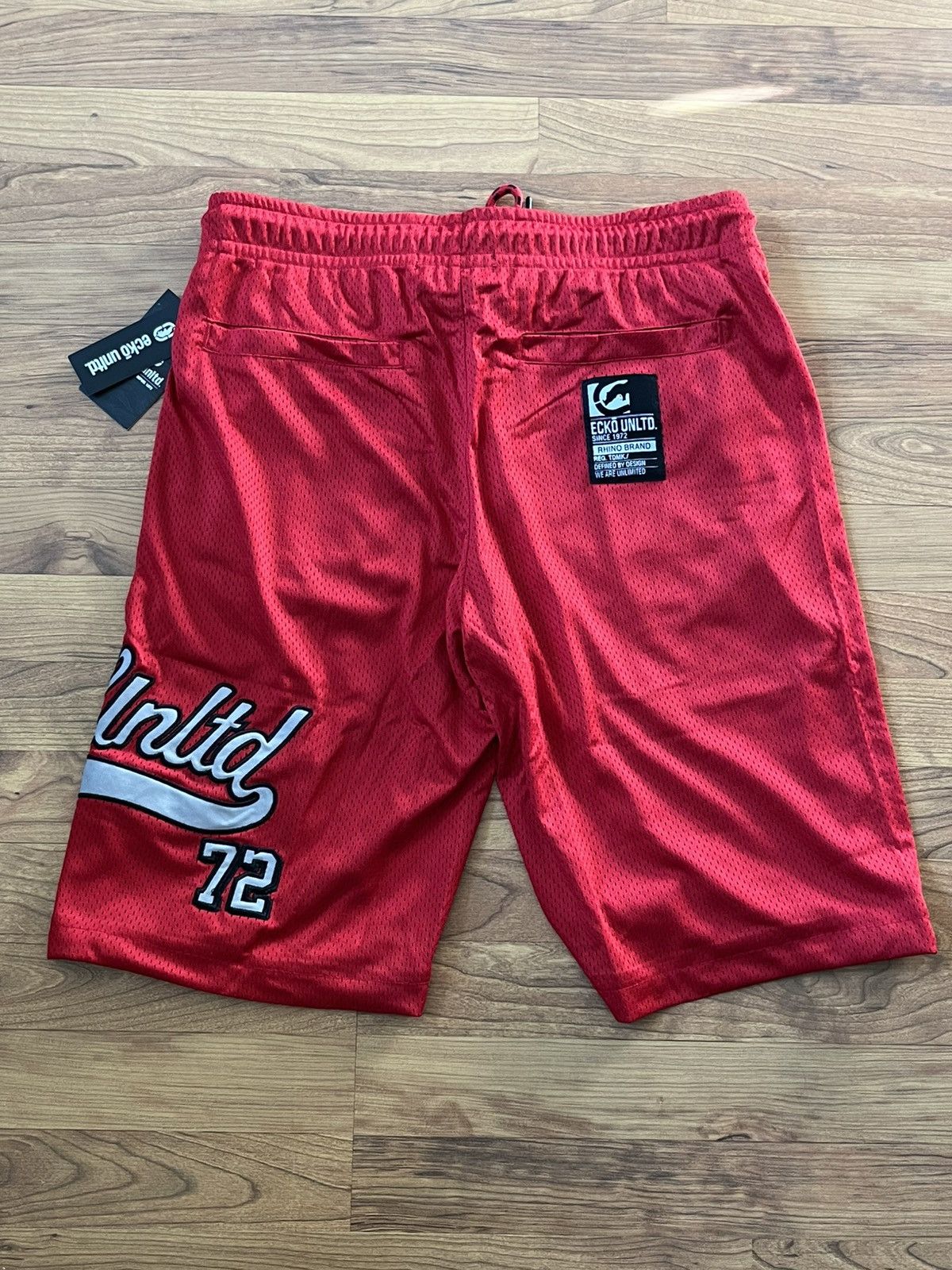 Ecko Unltd. Ecko Unltd: Mens Home Run Birdseye Mesh Shorts Size: M New Size US 33 - 7 Thumbnail