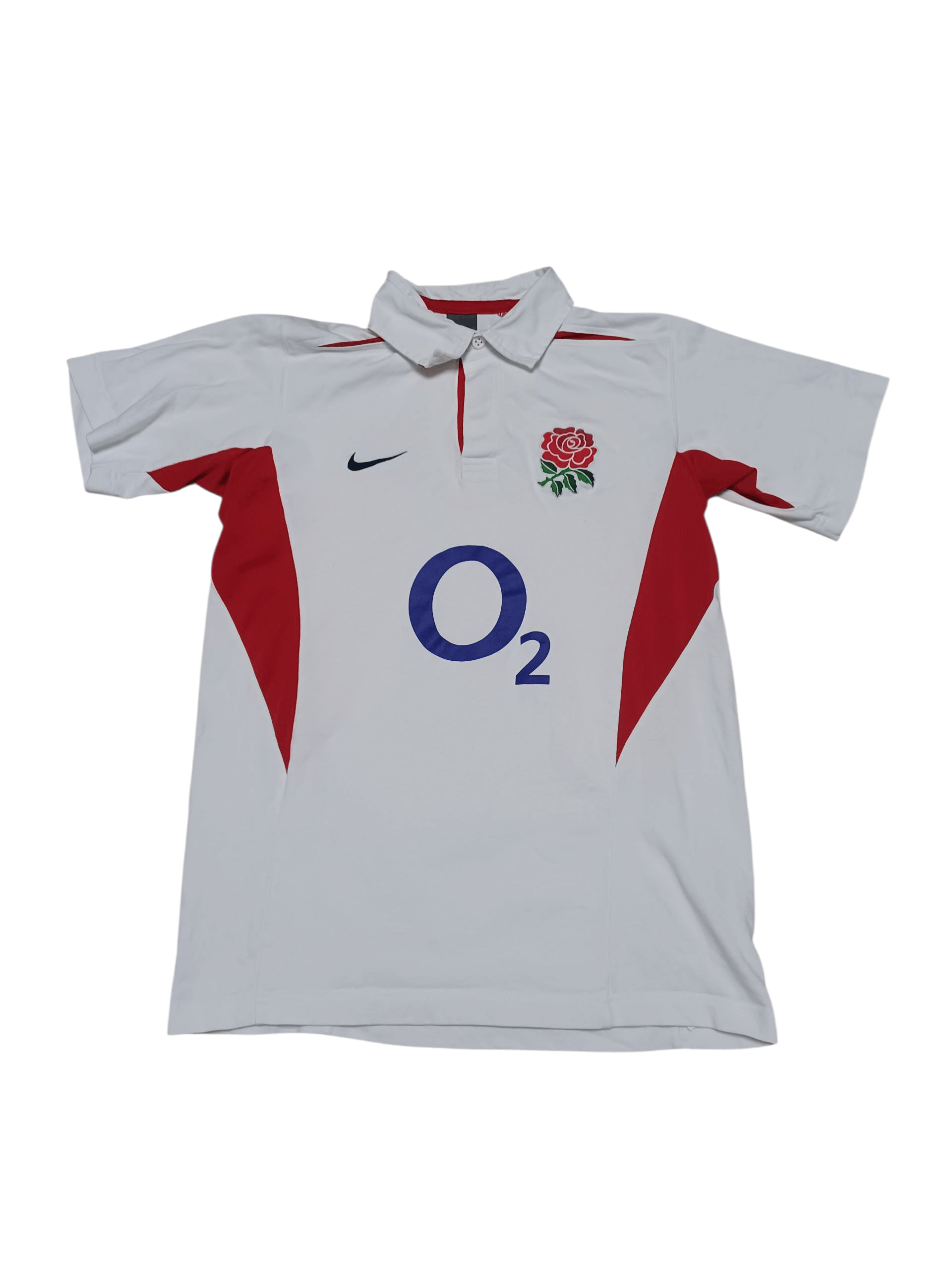 Vintage Nike ラグビー ポロシャツ O2 NIKE ENGLAND RUGBY VINTAGE O2 JERSEY POLO SHIRT