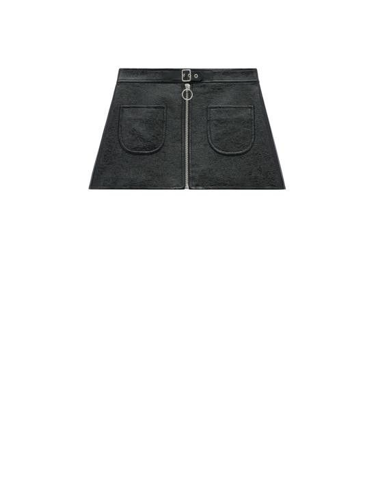 Courreges COURREGES Women Mini Skirts 124CJU154VY0014 9999 Black Size 26" / US 2 / IT 38 - 1 Preview